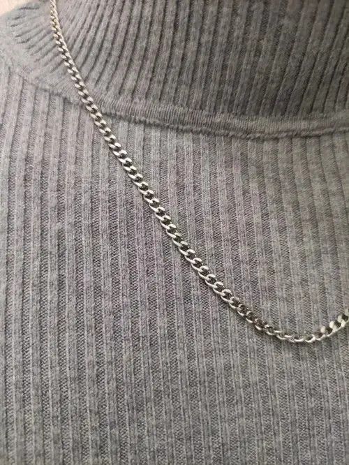 Jewelry Titanium steel Necklace Chain Size ONE SIZE - 3 Thumbnail