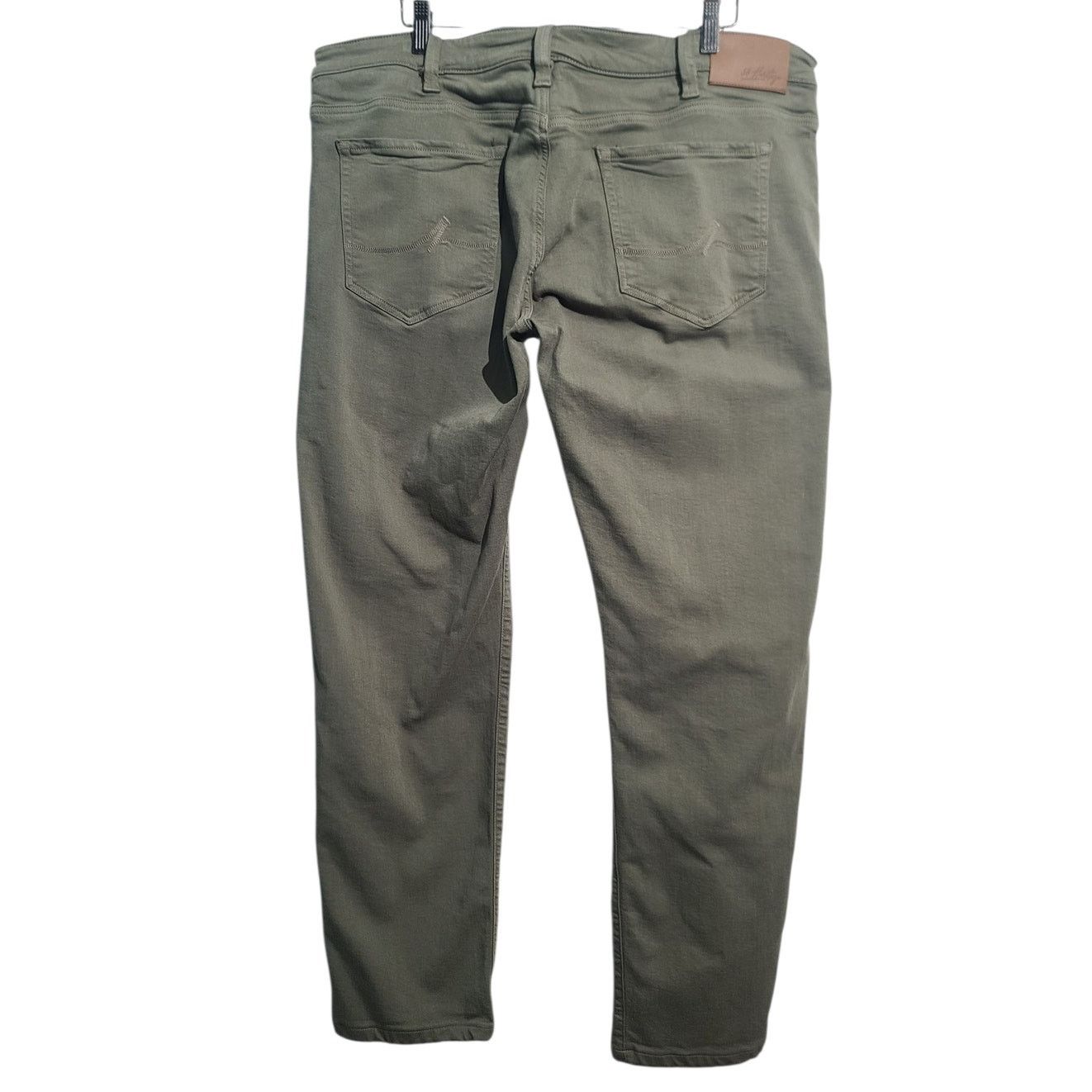 34 Heritage 34 Heritage Green Courage Mid Rise Straight Leg Pants Size US 40 / EU 56 - 2 Thumbnail