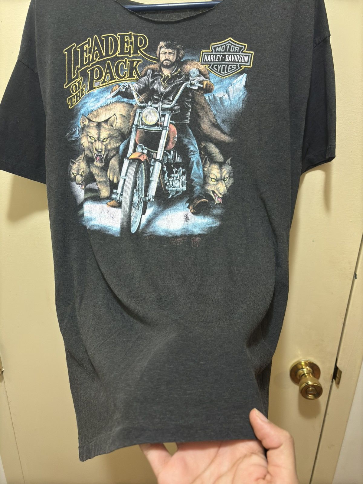 Harley Davidson Vintage 1988 Harley Davidson 3D Emblem Size US L / EU 52-54 / 3 - 5 Thumbnail