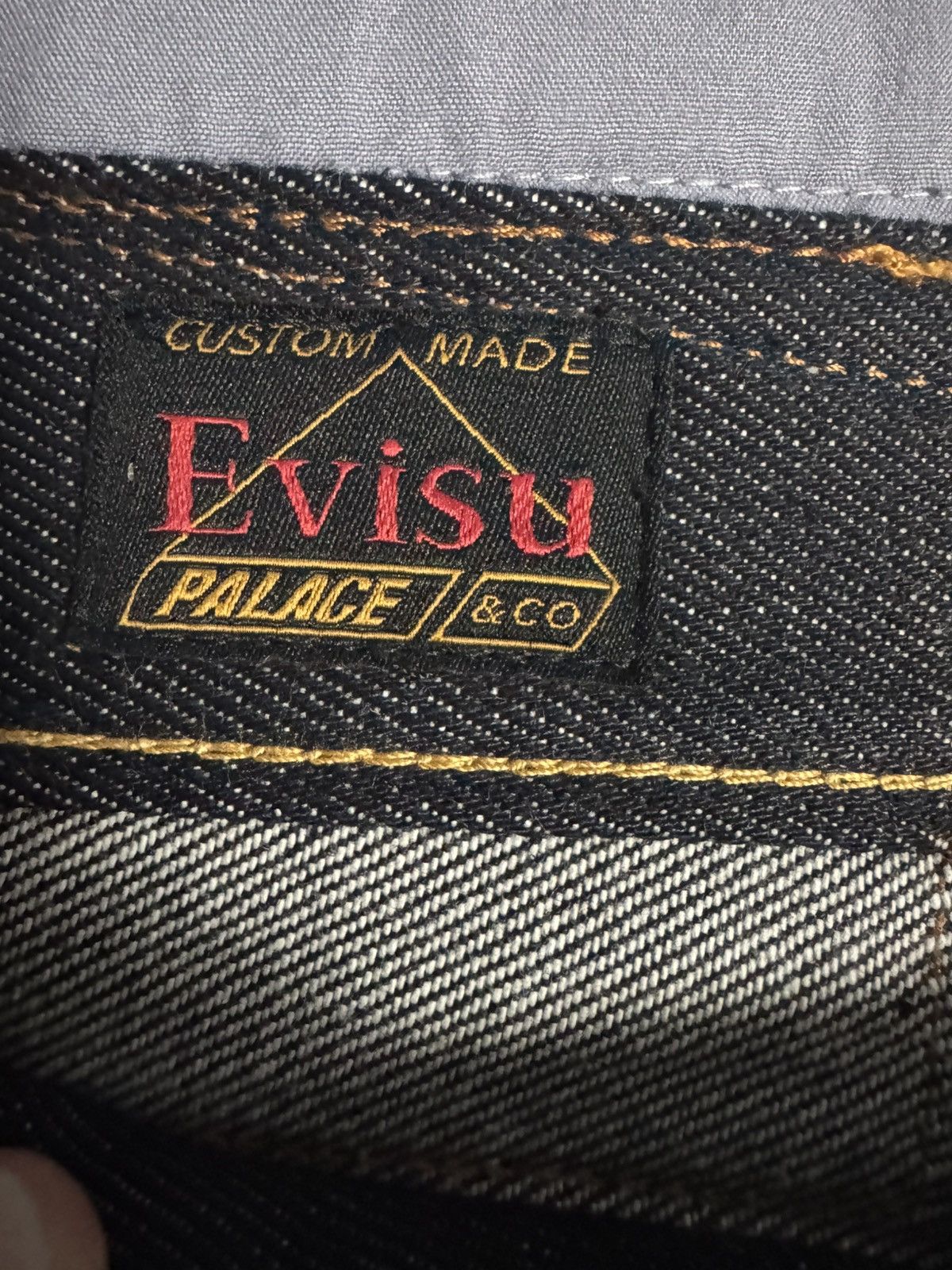 Evisu × Palace 2017 Palace x Evisu jeans Size US 30 / EU 46 - 11 Thumbnail