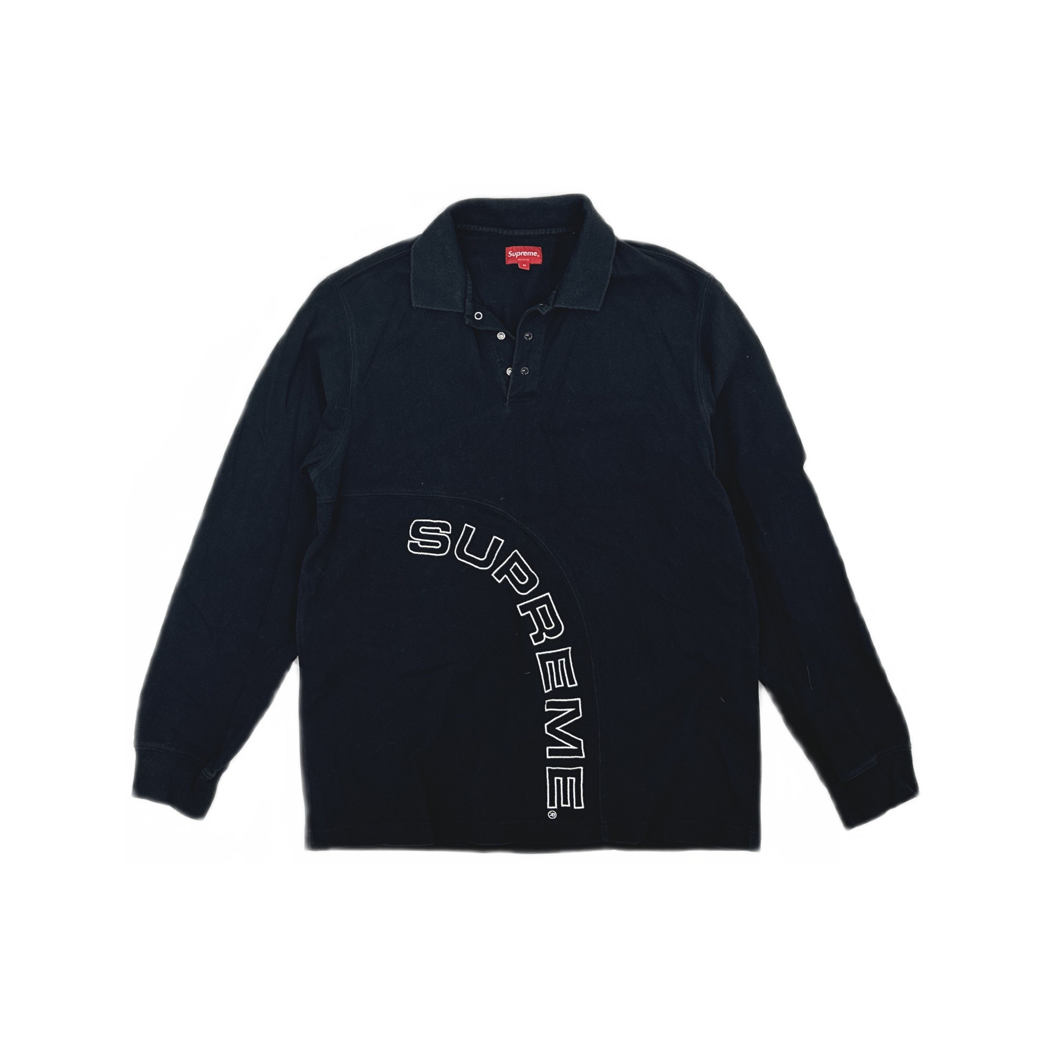 Supreme Supreme Vertical Stripe Knit Long Sleeve Polo | Grailed