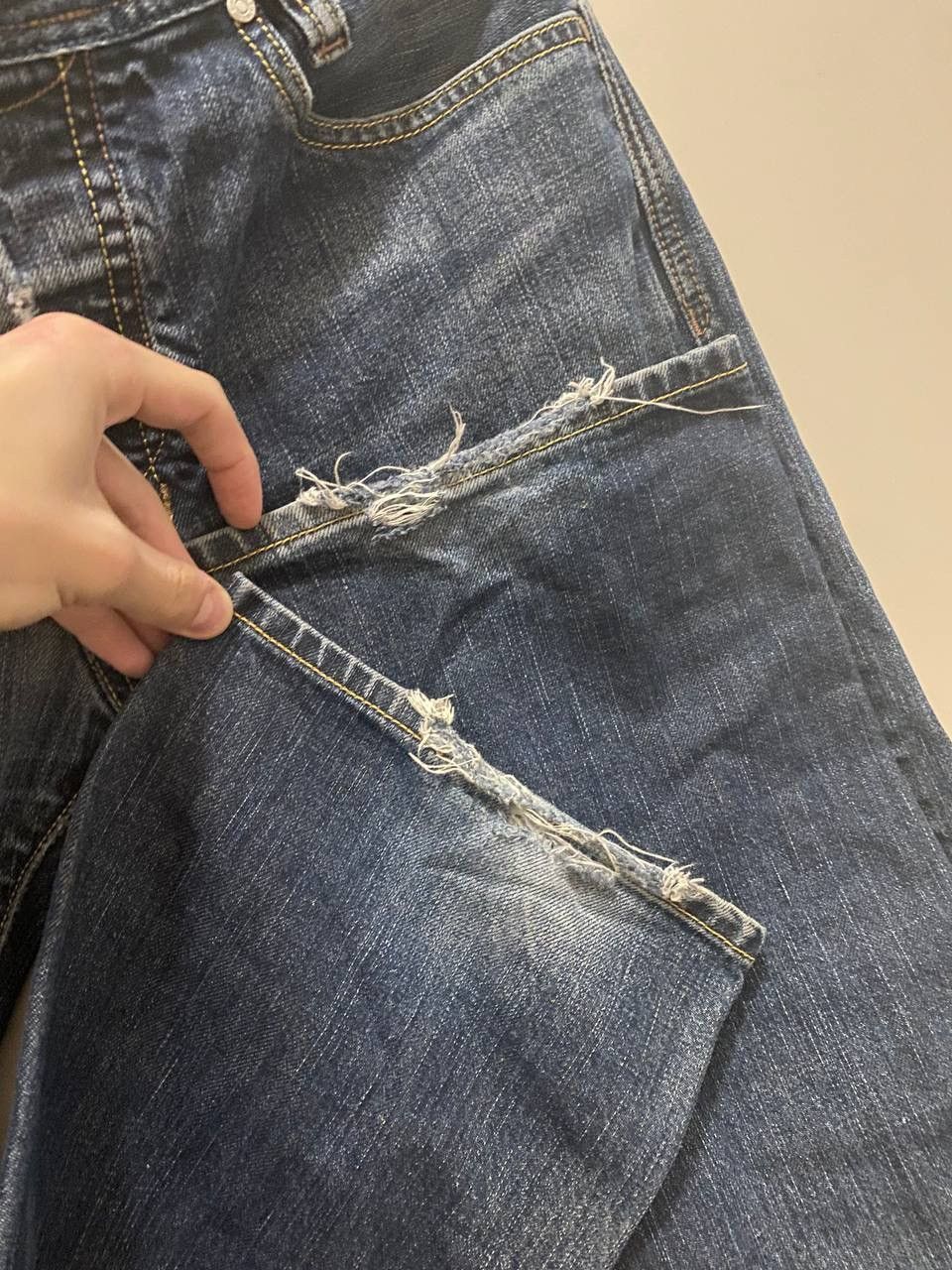 Diesel × Jean × Vintage Vintage diesel denim distressed jeans pants Size US 31 - 8 Thumbnail