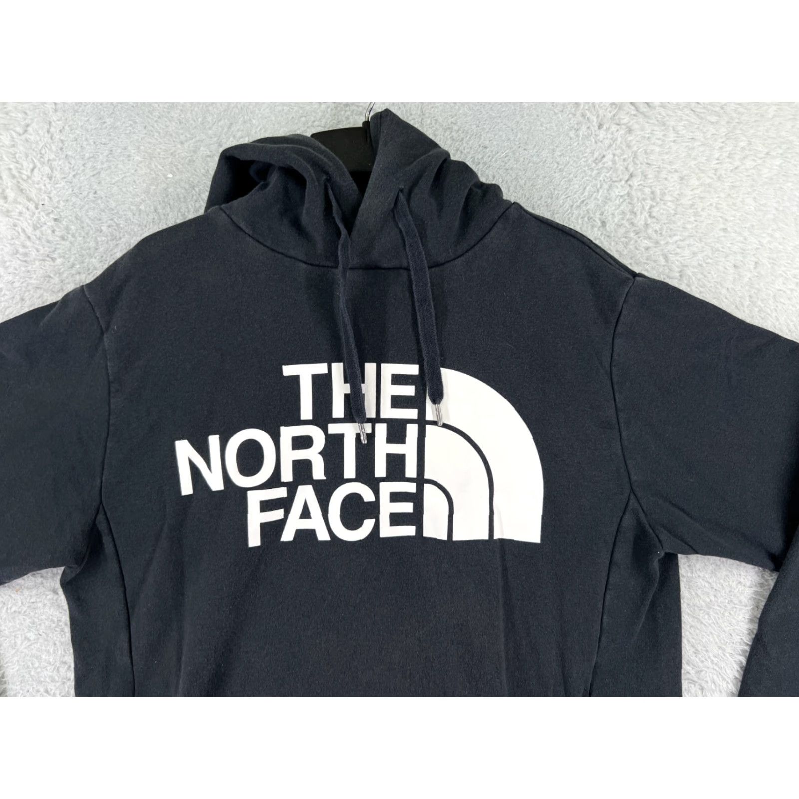 The North Face VINTAGE The North Face Hoodie Mens M Black Jersey Cotton Blend Logo Pullover Hooded Sweatshirt Shirt Mens Size US M / EU 48-50 / 2 - 7 Thumbnail