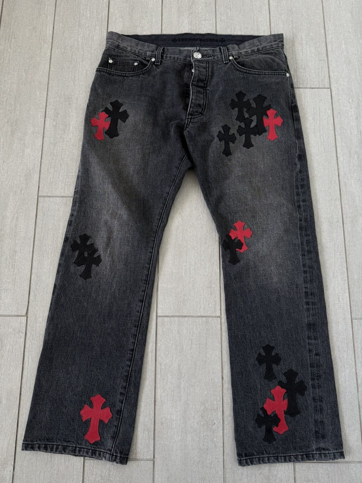 Chrome Hearts chrome hearts jeans Size US 36 / EU 52 - 1 Thumbnail