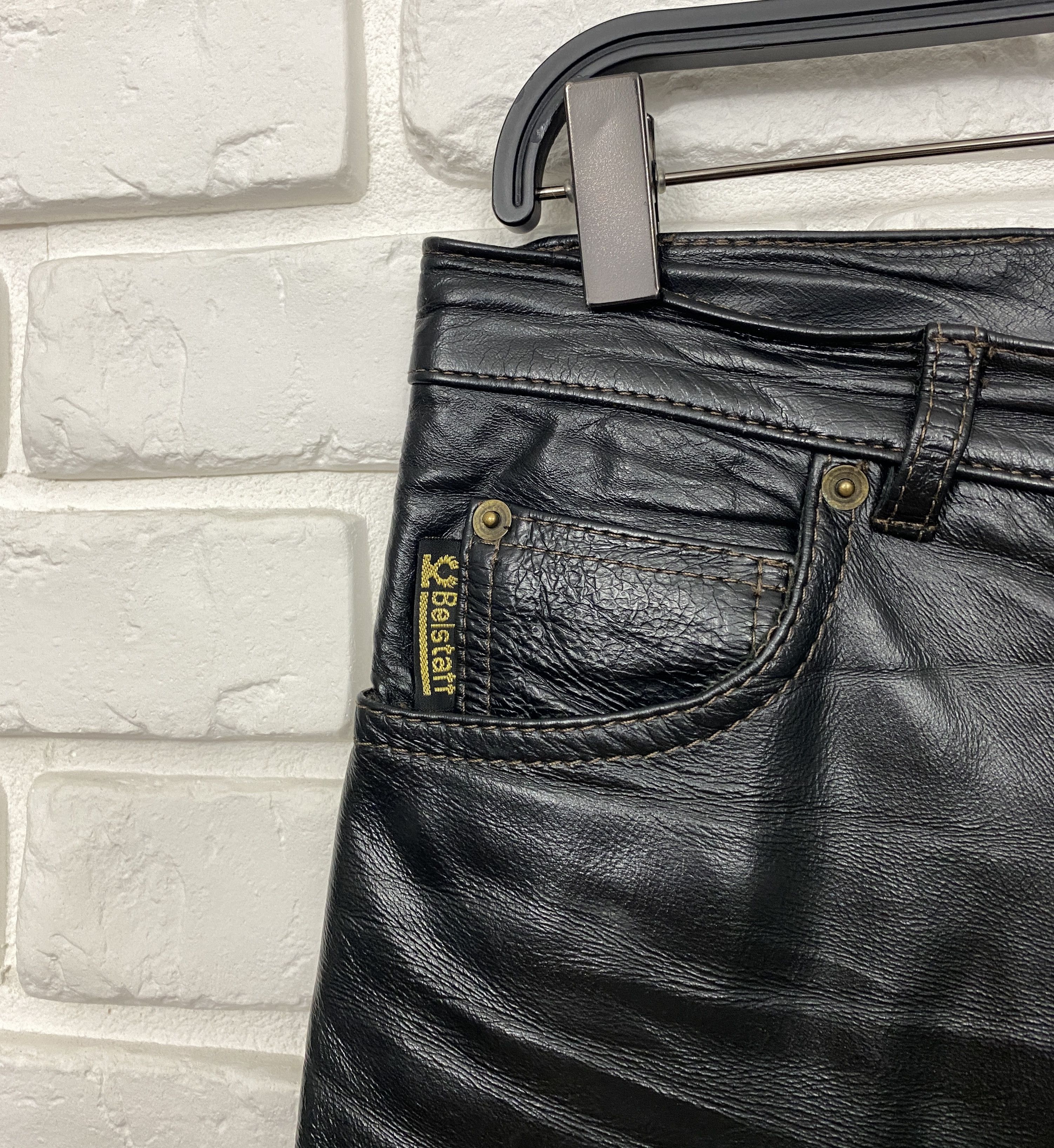 Belstaff Belstaff Black Prince Leather Pants Motorcycle Trousers 44 Size 30" / US 8 / IT 44 - 6 Thumbnail