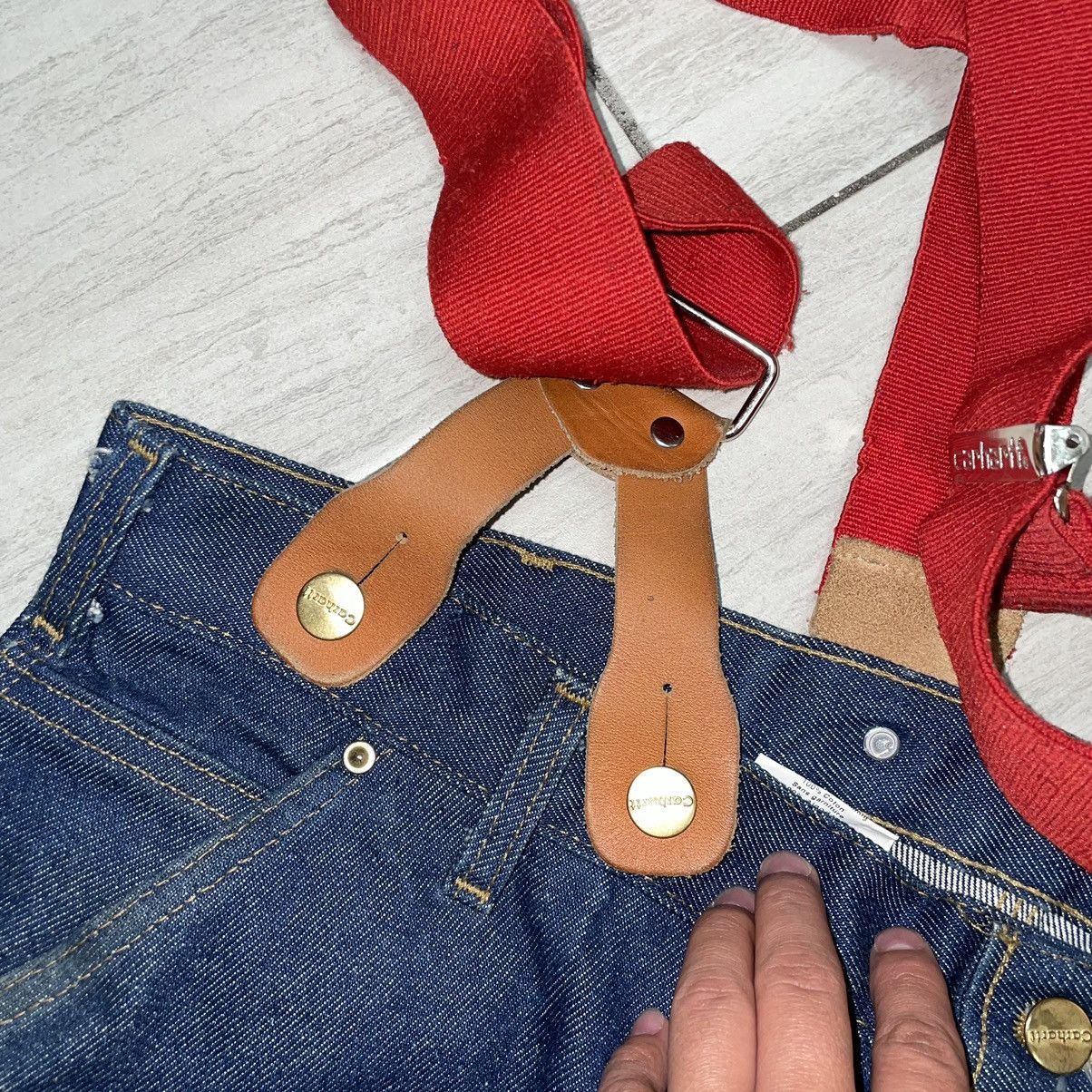 Carhartt Carhartt raw denim double knee pant with suspenders Size US 38 / EU 54 - 5 Thumbnail