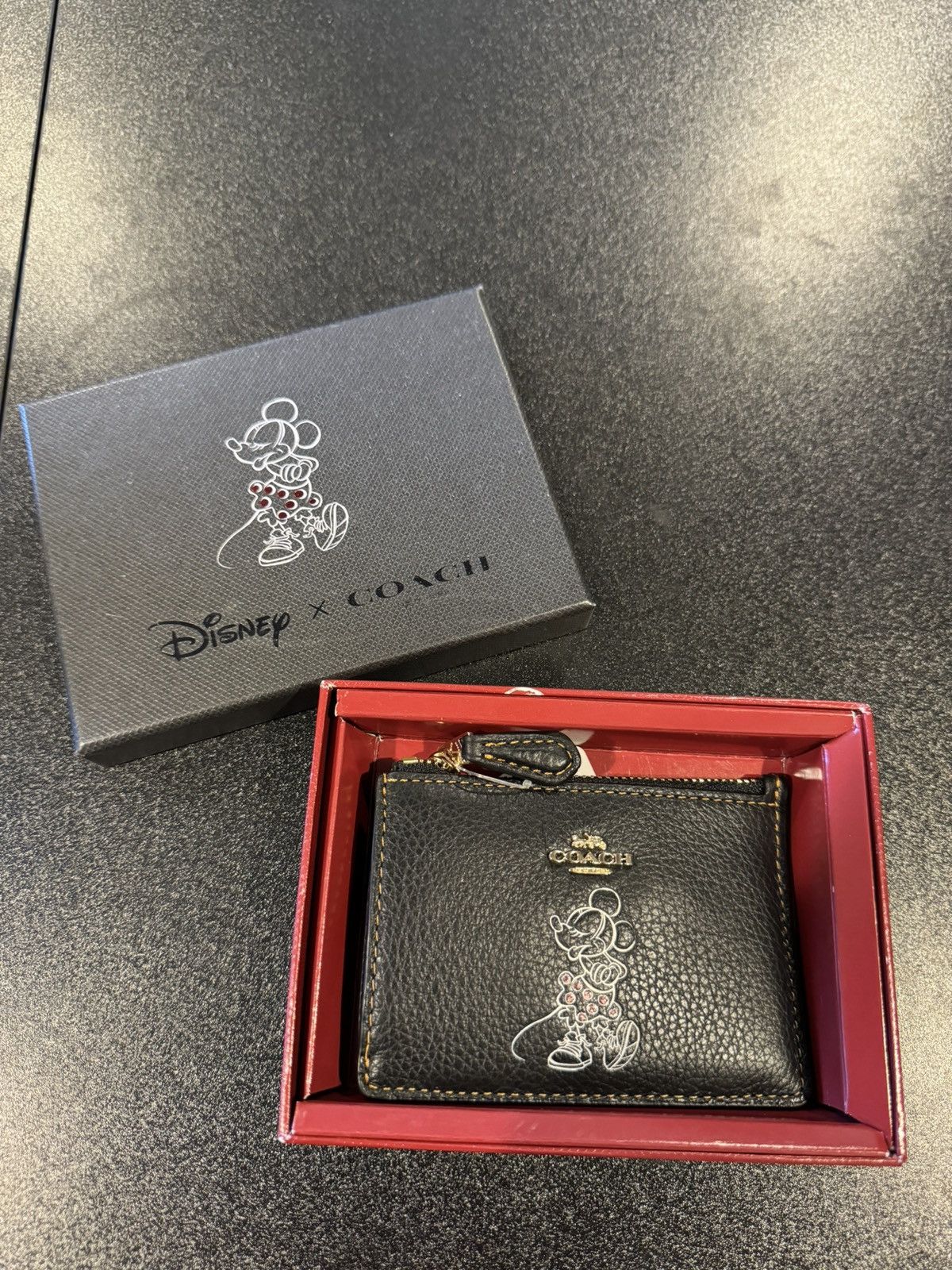 Coach Disney x Coach Minni Mouse Mini ID wallet Size ONE SIZE - 1 Thumbnail