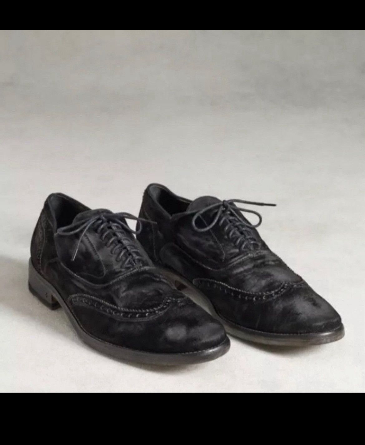 Fleetwood velvet brogues size 10.5.