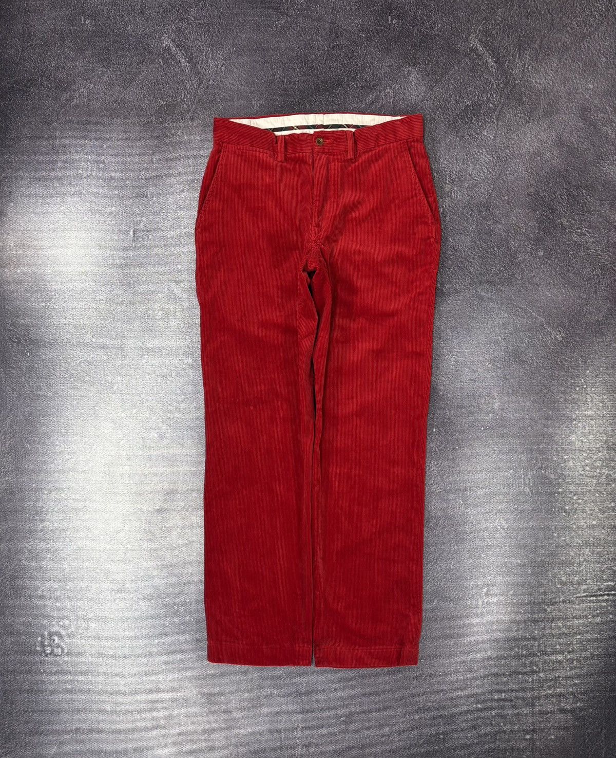 Polo Ralph Lauren Vintage Polo Ralph Lauren Men’s Red Corduroy Preppy Pants Size US 32 / EU 48 - 1 Thumbnail