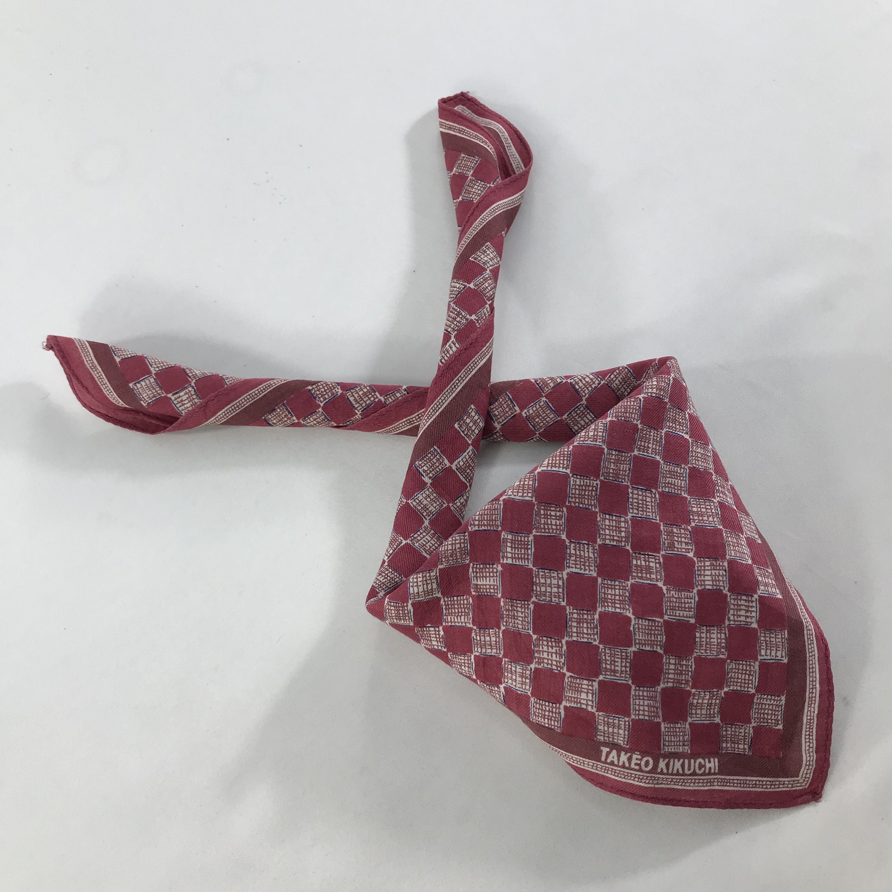 Takeo Kikuchi × Vintage Takeo Kikuchi Bandana / Handkerchief / Neckerchief - S1395 Size ONE SIZE - 4 Thumbnail