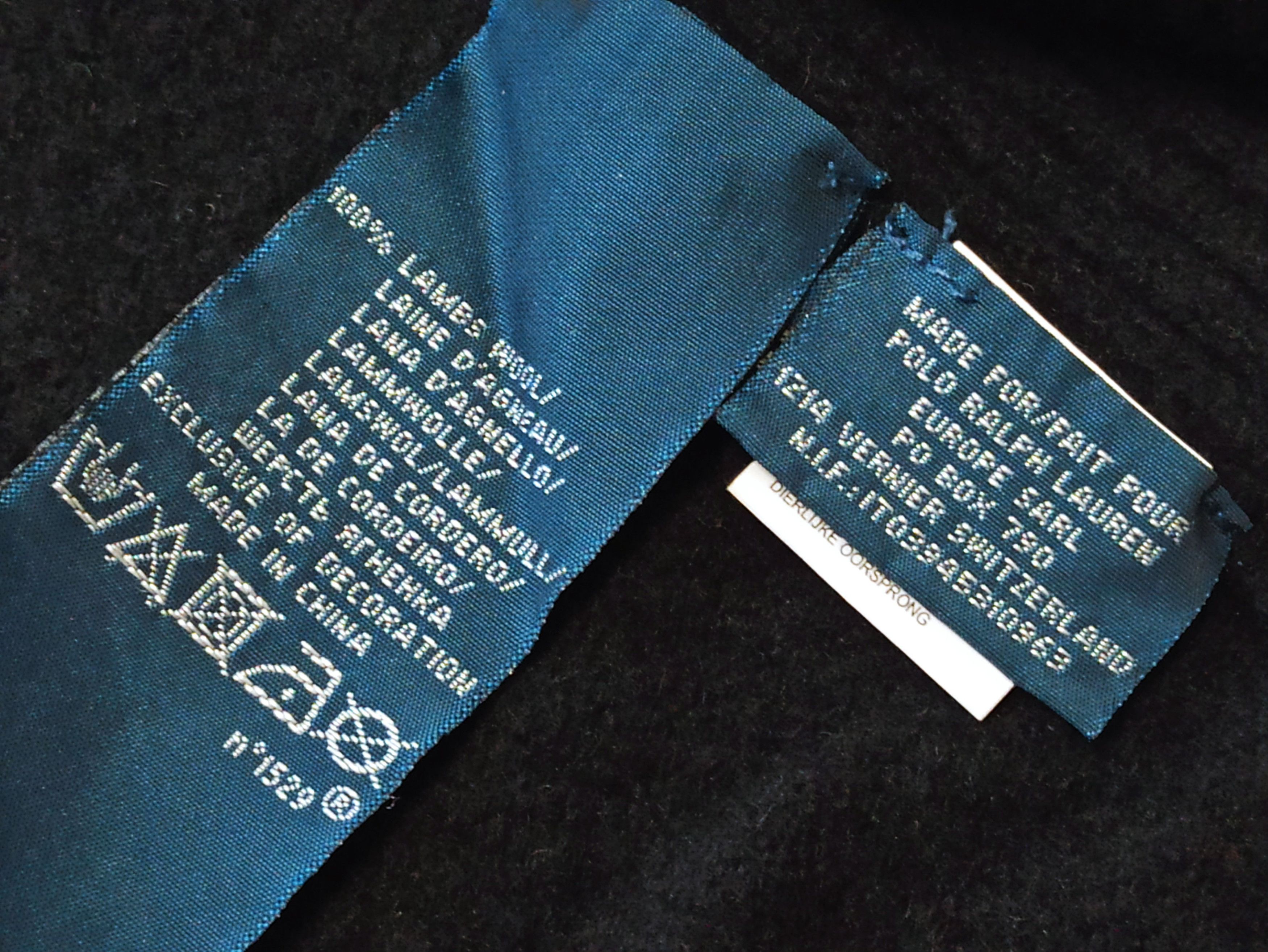Polo Ralph Lauren Polo Ralph Lauren Black Lambswool Crest Leather Trim Jacket Size US M / EU 48-50 / 2 - 4 Thumbnail