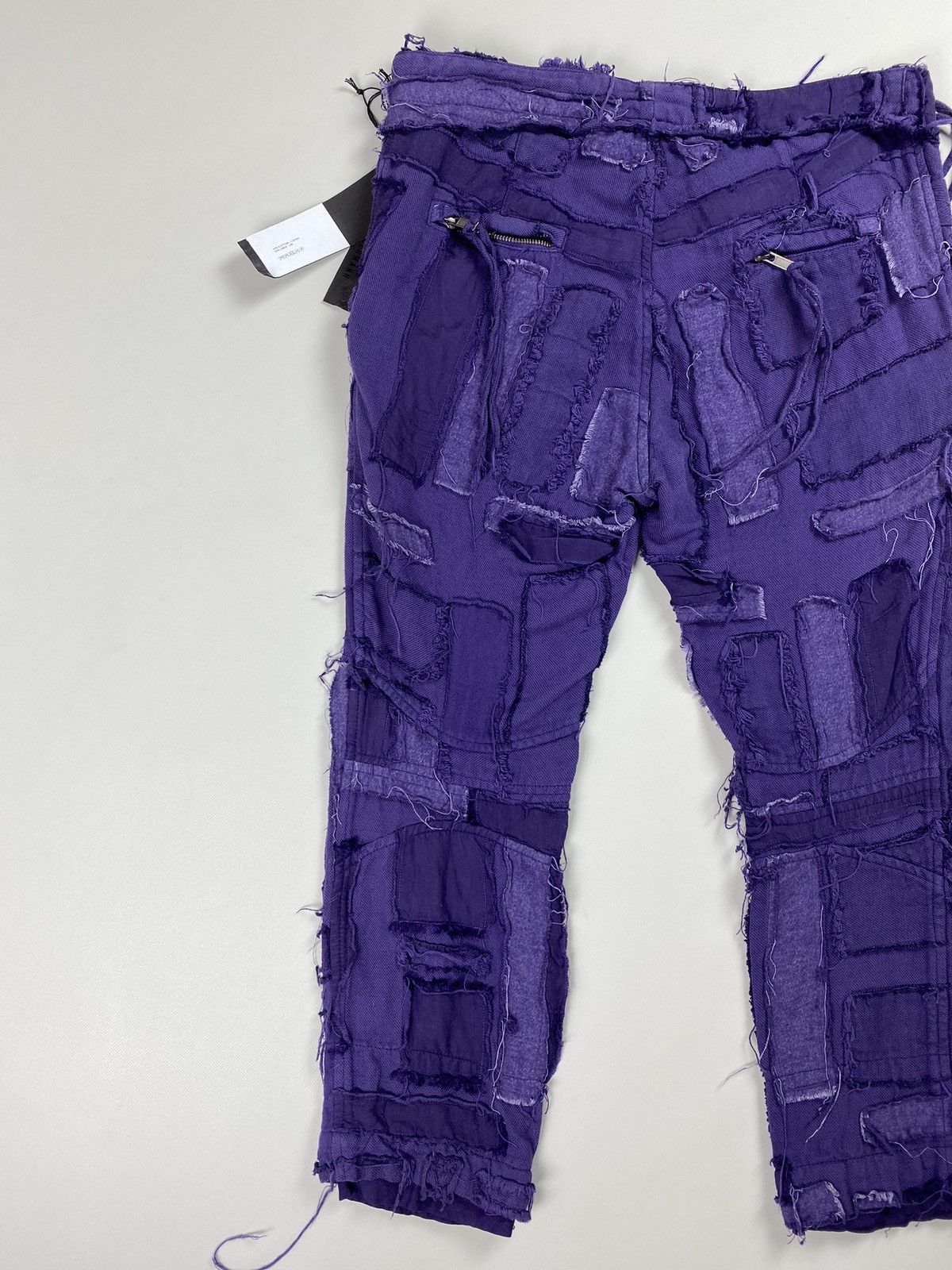 Haider Ackermann BNWT! Haider Ackermann ladies patchwork cropped pants Size 26" / US 2 / IT 38 - 19 Thumbnail