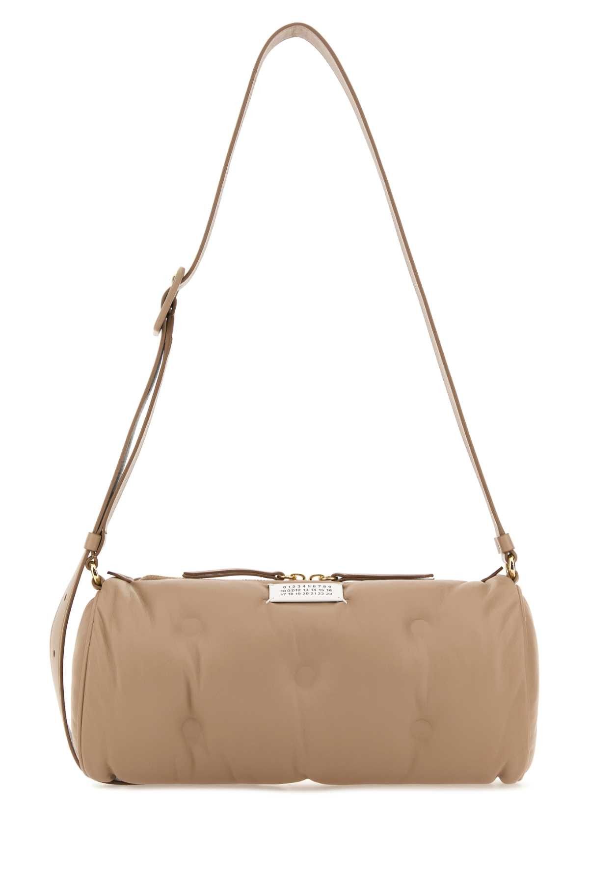 Powder Pink Nappa Leather Glam Slam Crossbody Bag