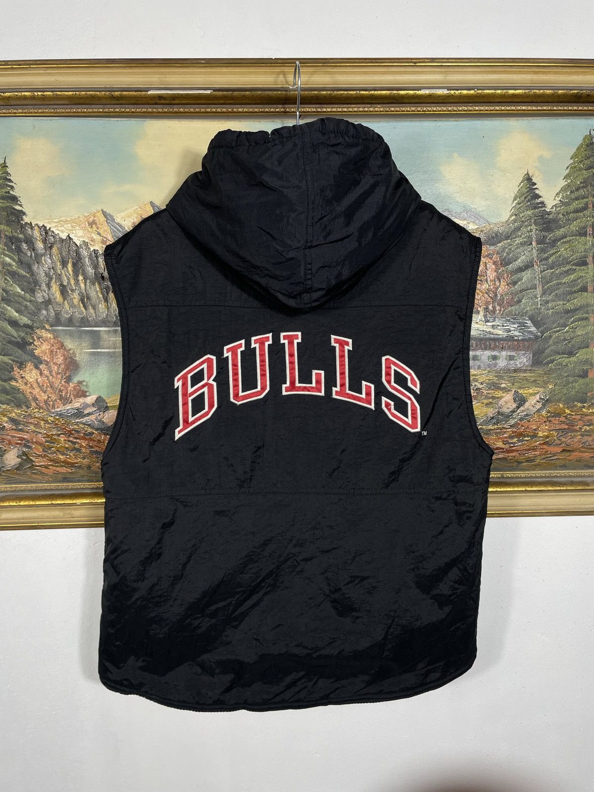 NBA × Starter Chicago Bulls Starter NBA Vest Jacket Basketball Streetwear Size US M / EU 48-50 / 2 - 2 Thumbnail