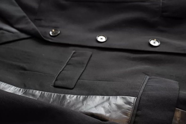 Yohji Yamamoto YohjiYamamoto 2009SS first year slogan leather jacket-2505 Size US L / EU 52-54 / 3 - 6 Thumbnail