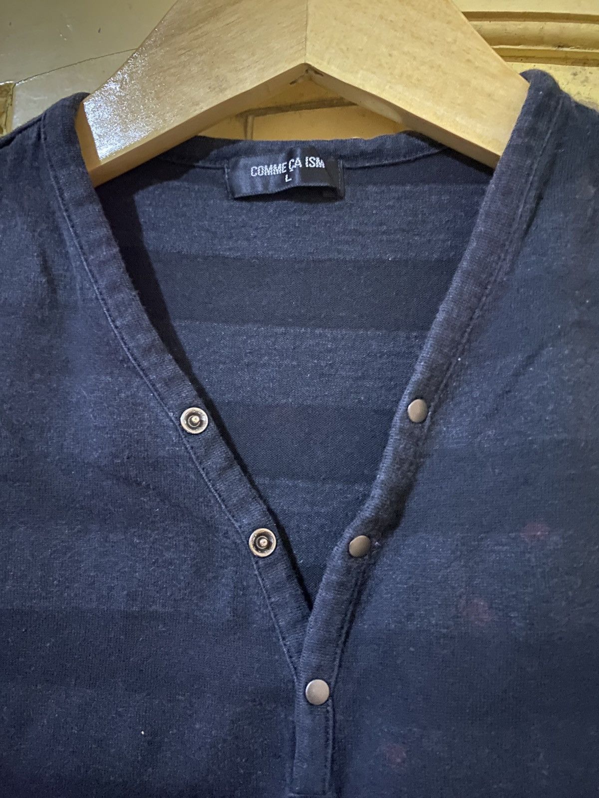 Comme Ca Ism × If Six Was Nine × Le Grande Bleu (L.G.B.) COMME CA ISM ELWOOD STRIPE SHORT SLEEVE TEE Size US L / EU 52-54 / 3 - 3 Thumbnail