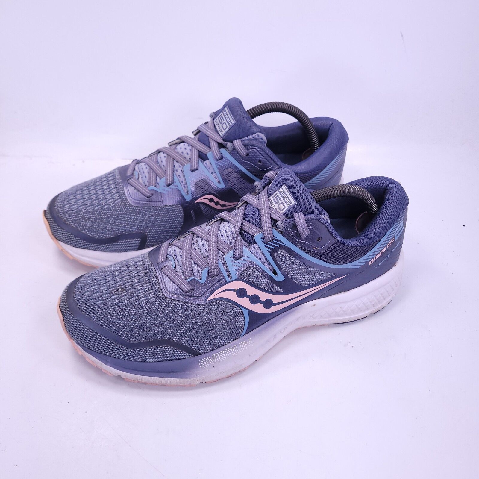 Saucony Saucony Omni ISO 2 Shoe Womens Size 10 S10511-1 Blue Pink Size US 10 / IT 40 - 1 Thumbnail