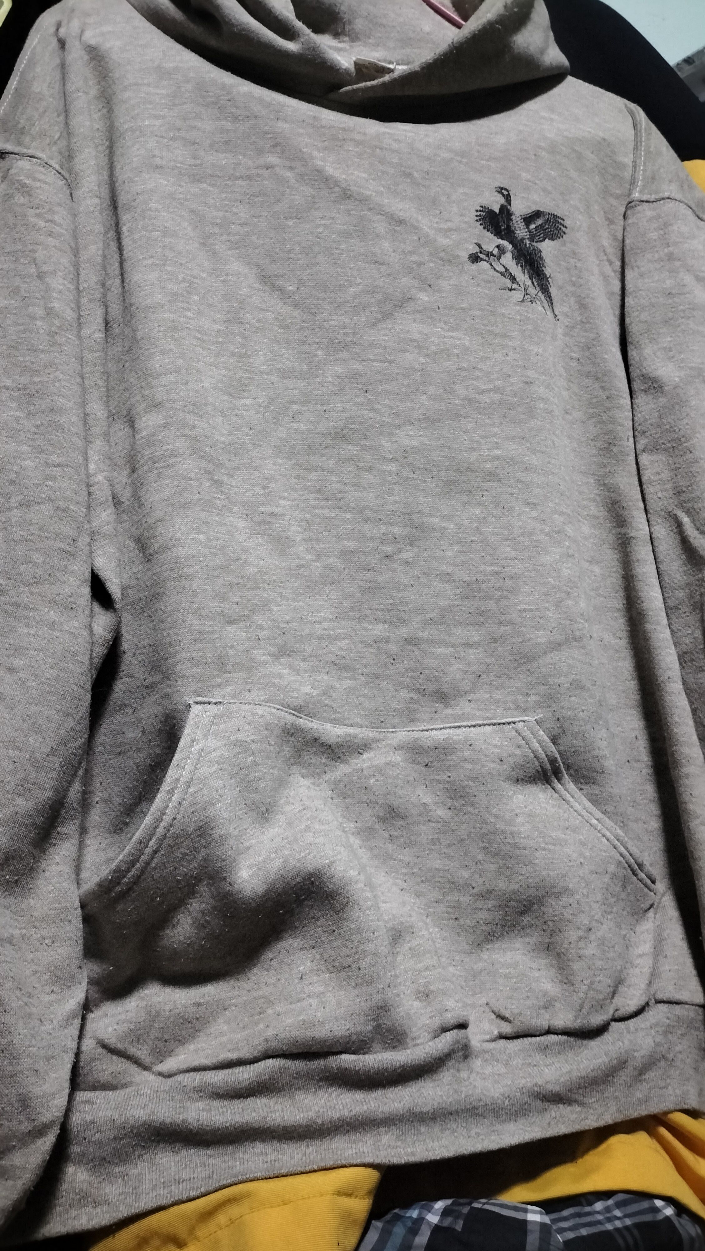 Russell Athletic 70s Duck Arts Hunters Hoodie Sweatshirt Rayon Size US XL / EU 56 / 4 - 9 Thumbnail