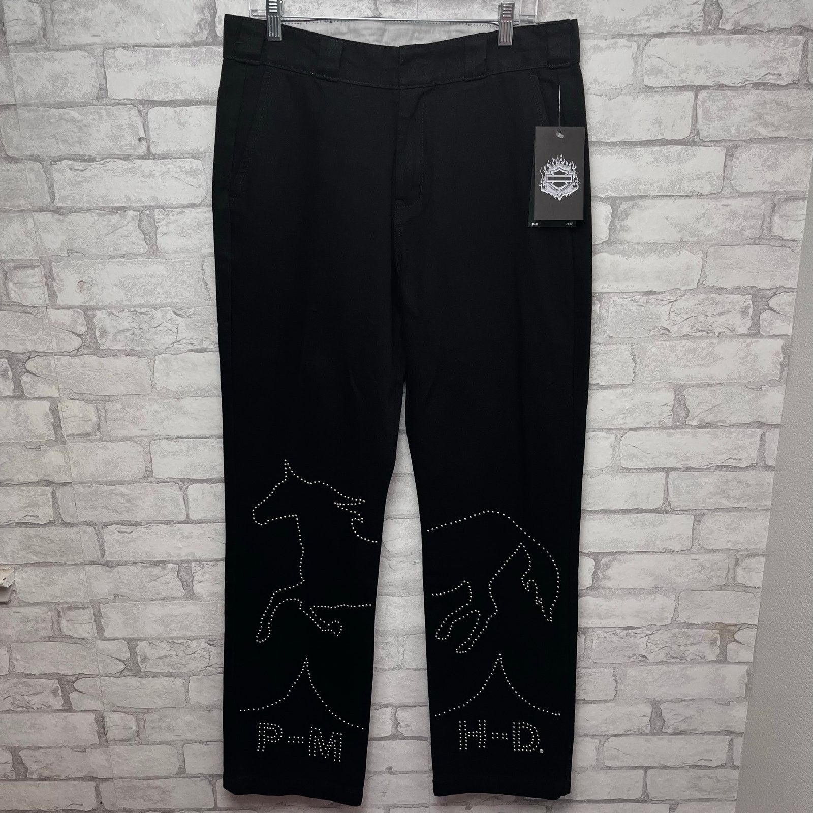 Harley Davidson Post Malone x Harley Davidson rhinestone jeans Size US 34 / EU 50 - 1 Thumbnail