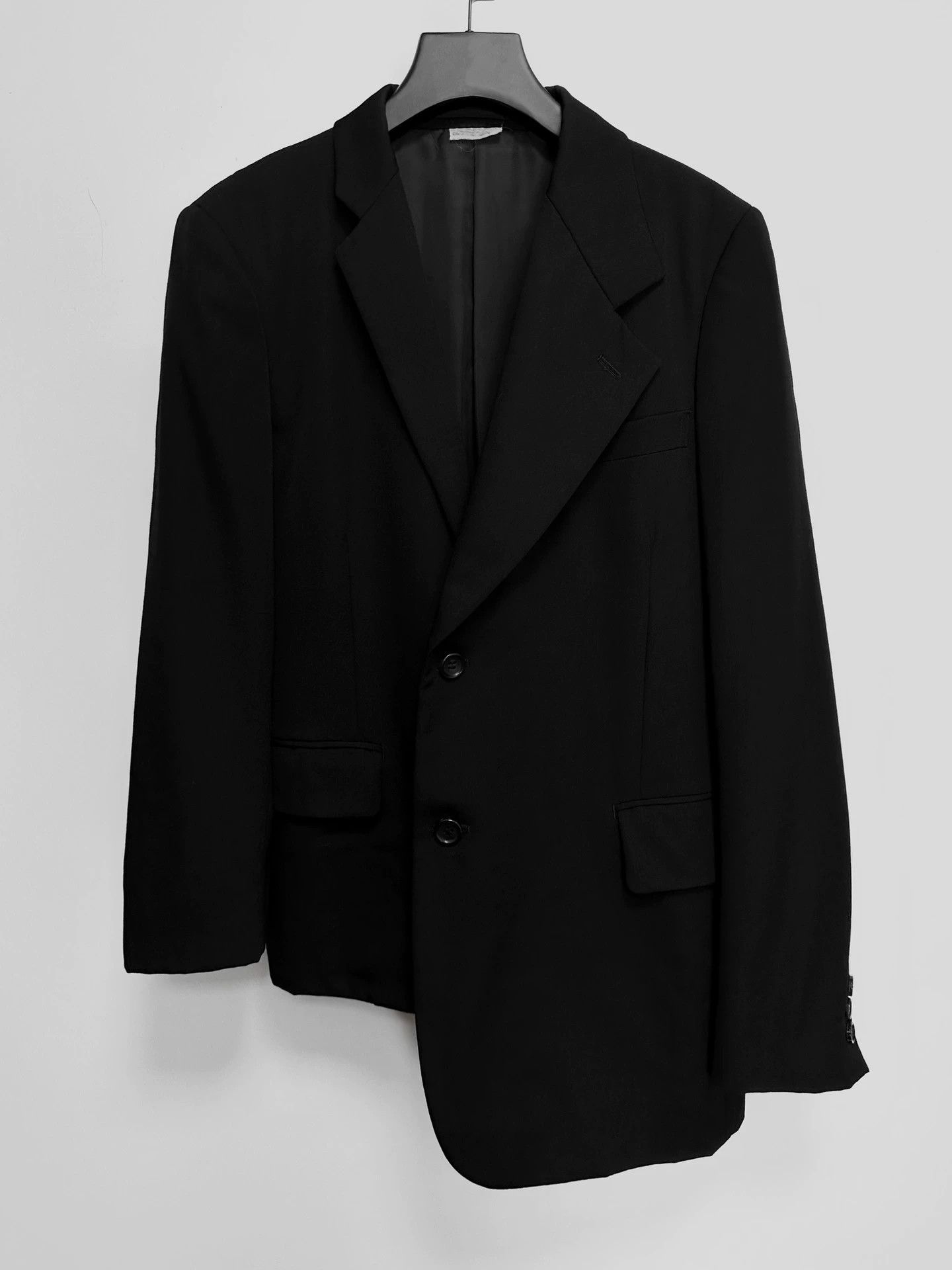 Comme des Garcons CDG 17aw Asymmetric Light Wool Unisex XS Jacket Size US XS / EU 42 / 0 - 1 Thumbnail