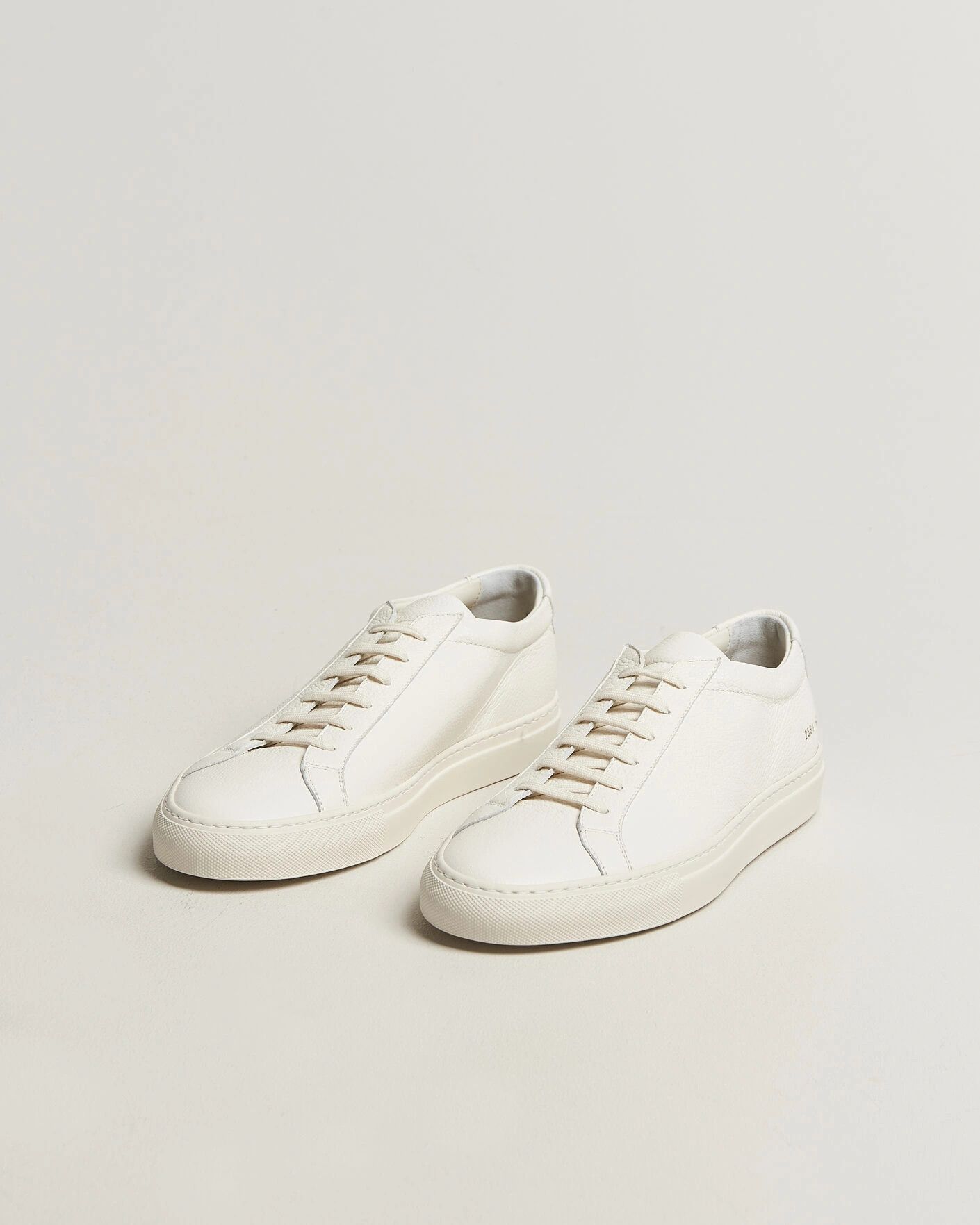 Common Projects Achilles Premium Grained Leather Off White 2581 4102 US 9 Size US 9 / EU 42 - 3 Thumbnail