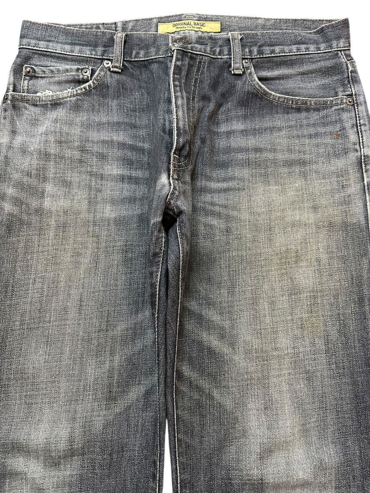 Uniqlo Vintage Japanese Uniqlo Faded Wash Style Loose Jeans Size US 32 / EU 48 - 3 Thumbnail