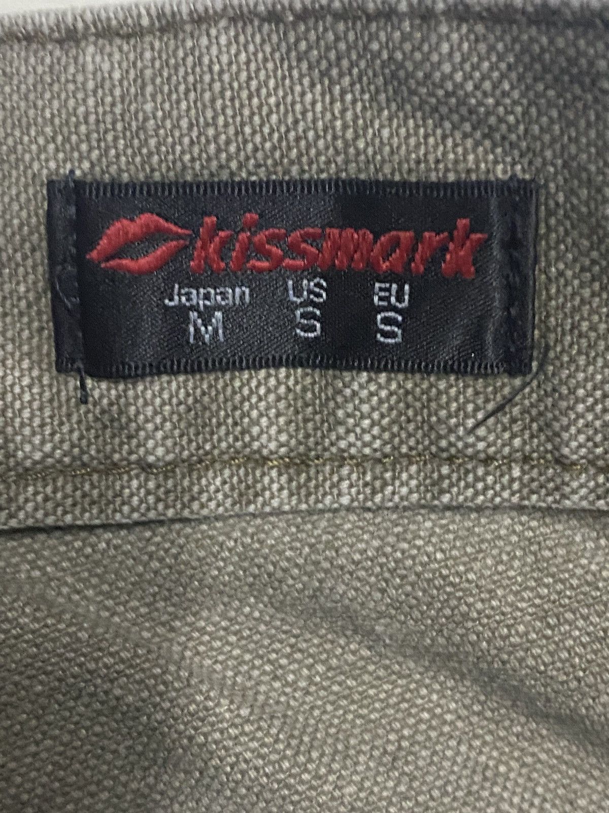Japanese Brand Vintage Kiss Mark Japan Double Knee Loose Baggy Jeans Size US 30 / EU 46 - 12 Thumbnail