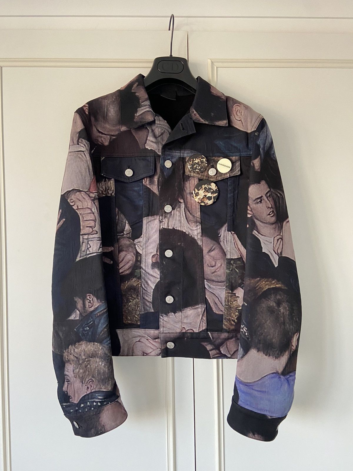 Dior × Kris Van Assche FW17 Dan Witz Denim Jacket | Grailed