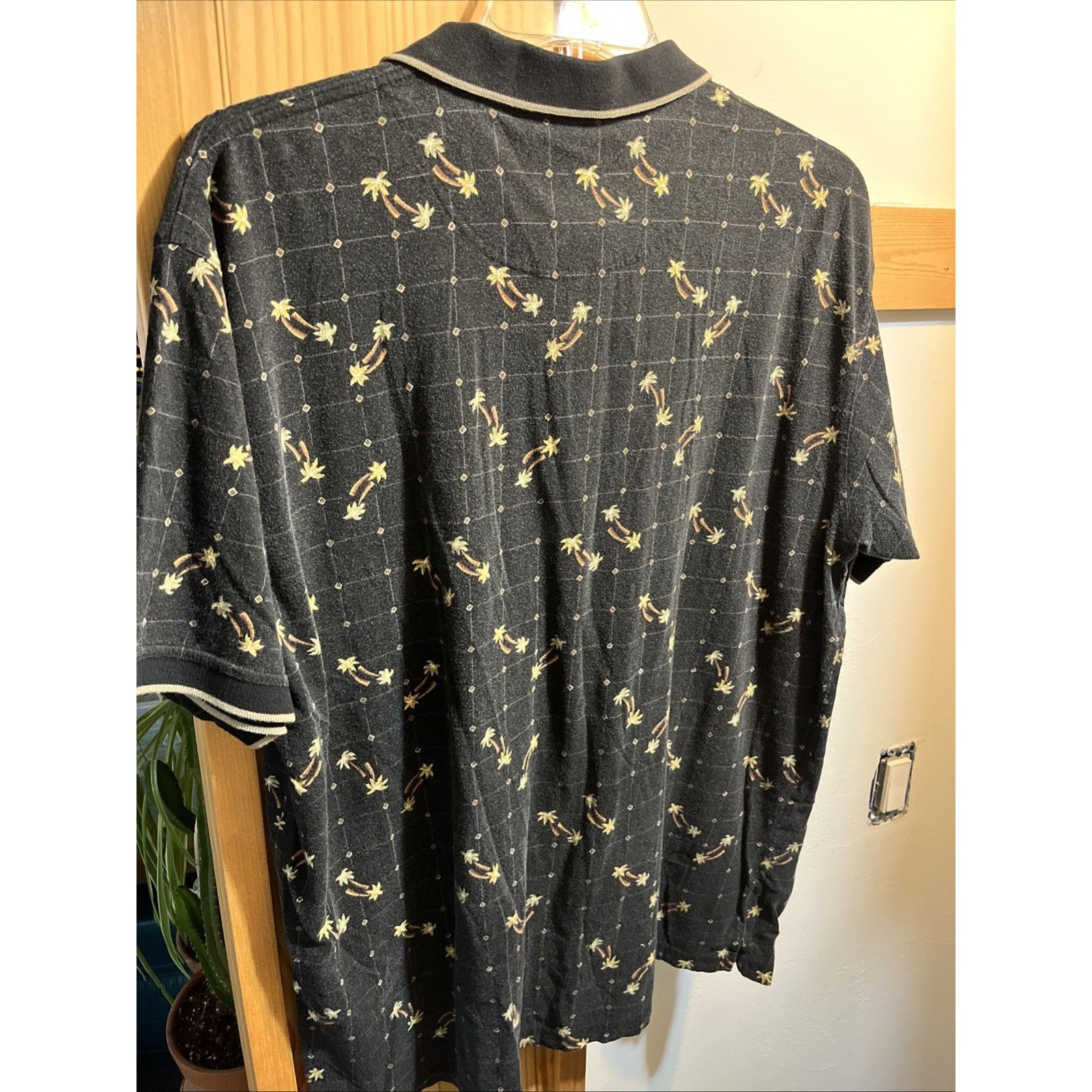 Other Bamboo Cay Polo Shirt Men’s XL Black Floral Hawaiian SS Size US XL / EU 56 / 4 - 9 Thumbnail