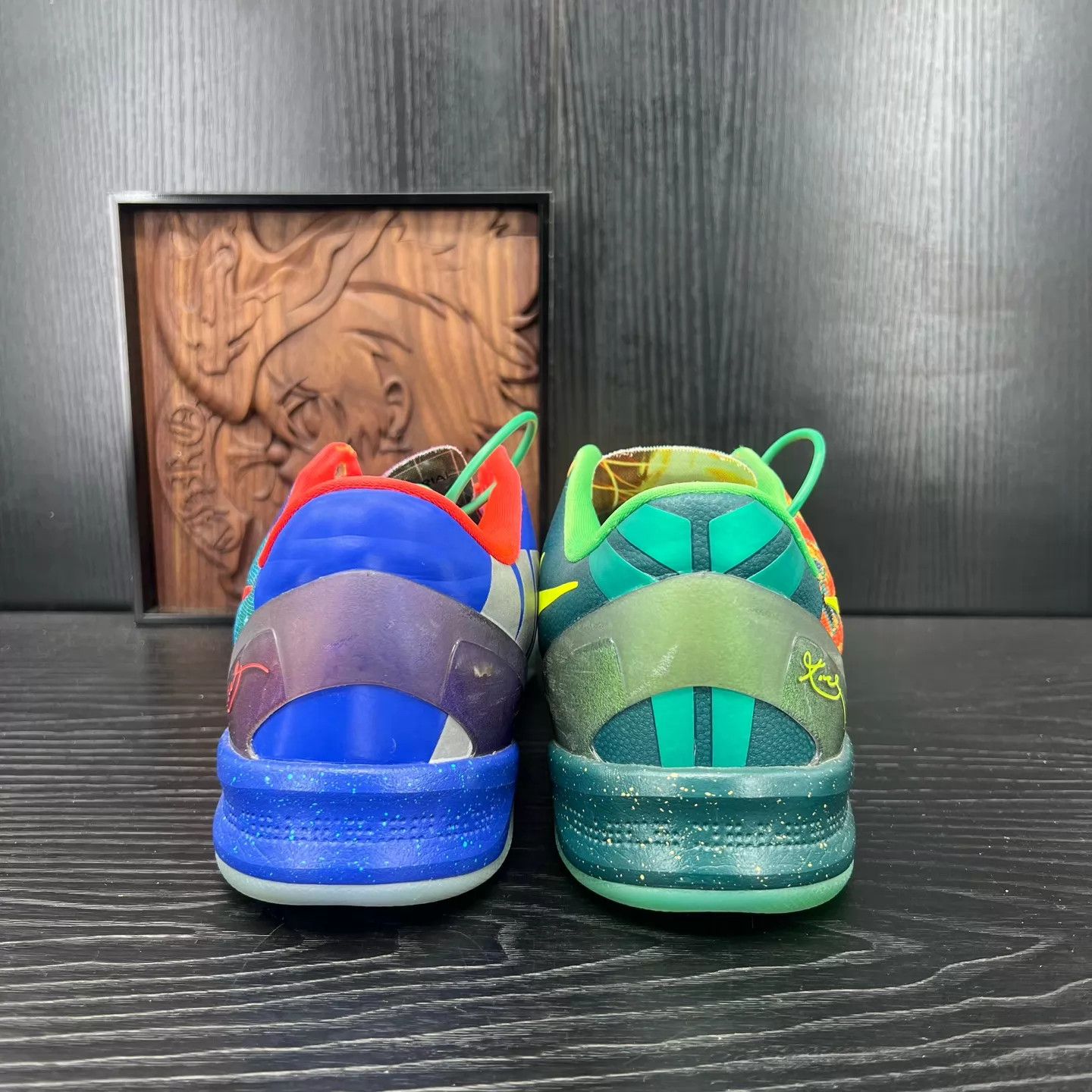 Nike ZK8 Orange Blue TwoTone 44.5 Light Wear Oxidation Size US 10.5 / EU 43-44 - 5 Thumbnail