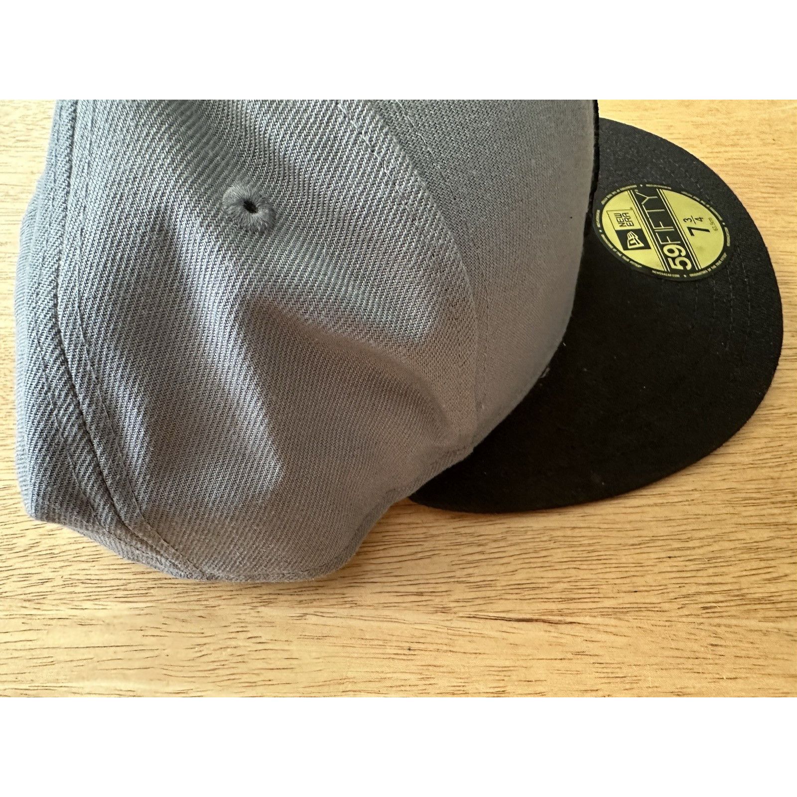 New Era Atlanta Braves New Era 59Fifty Gray/Black Cap/Hat 7 3/4 Size ONE SIZE - 9 Thumbnail