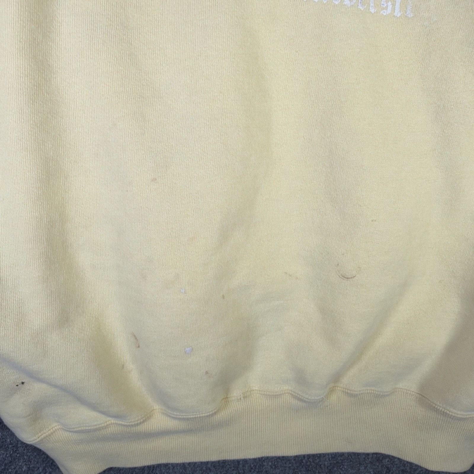 Hanes True Vintage Sweatshirt Large Yellow 50s 60s Bradley College Size US L / EU 52-54 / 3 - 4 Thumbnail