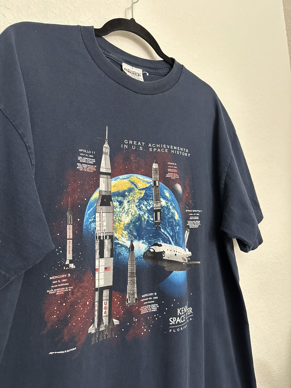Vintage Vintage Y2K Kennedy Space Center Florida Great Achievement Size US XL / EU 56 / 4 - 3 Thumbnail