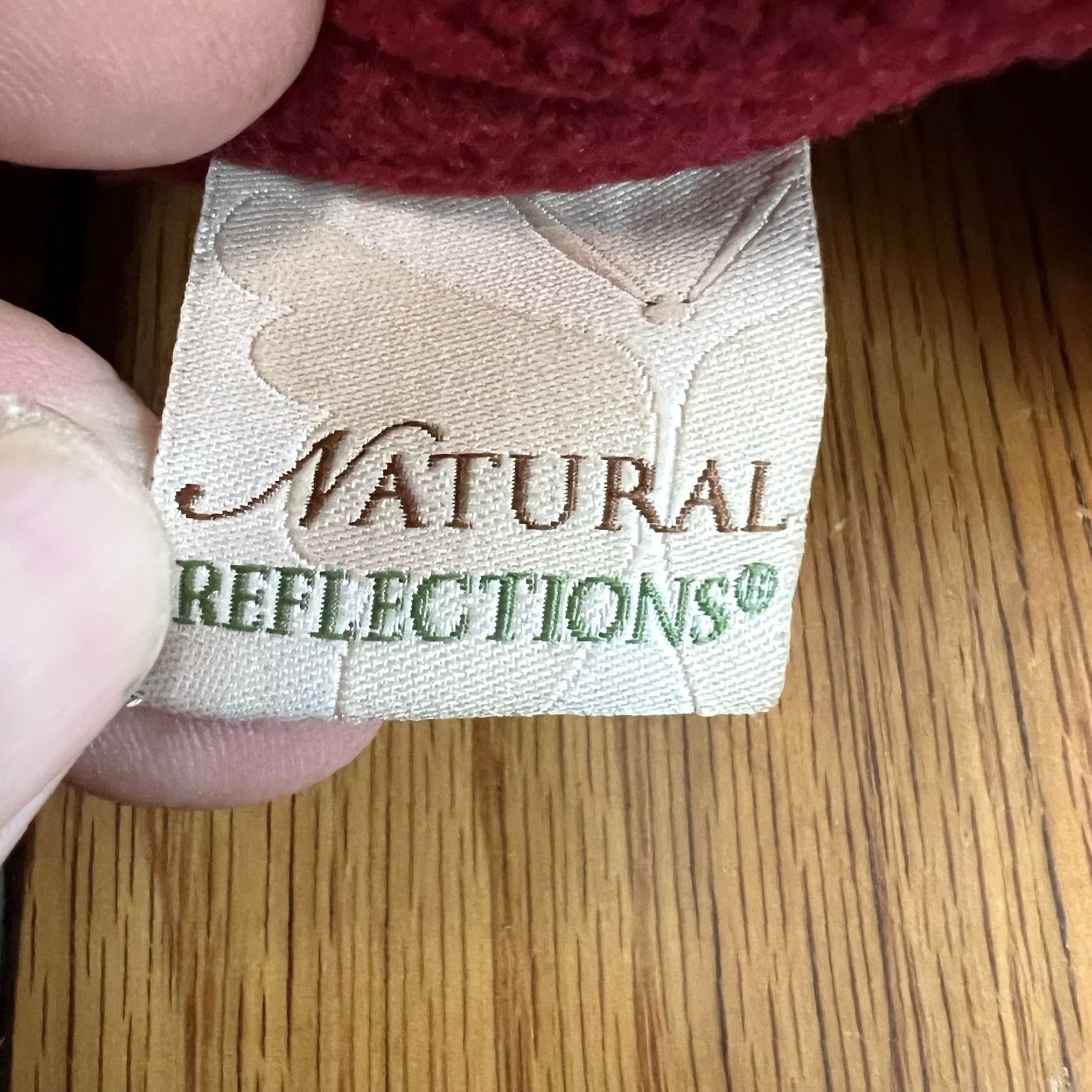 Vintage Natural Reflections Full Zip Fleece Sweatshirt Woman's Size Red Size M / US 6-8 / IT 42-44 - 6 Thumbnail