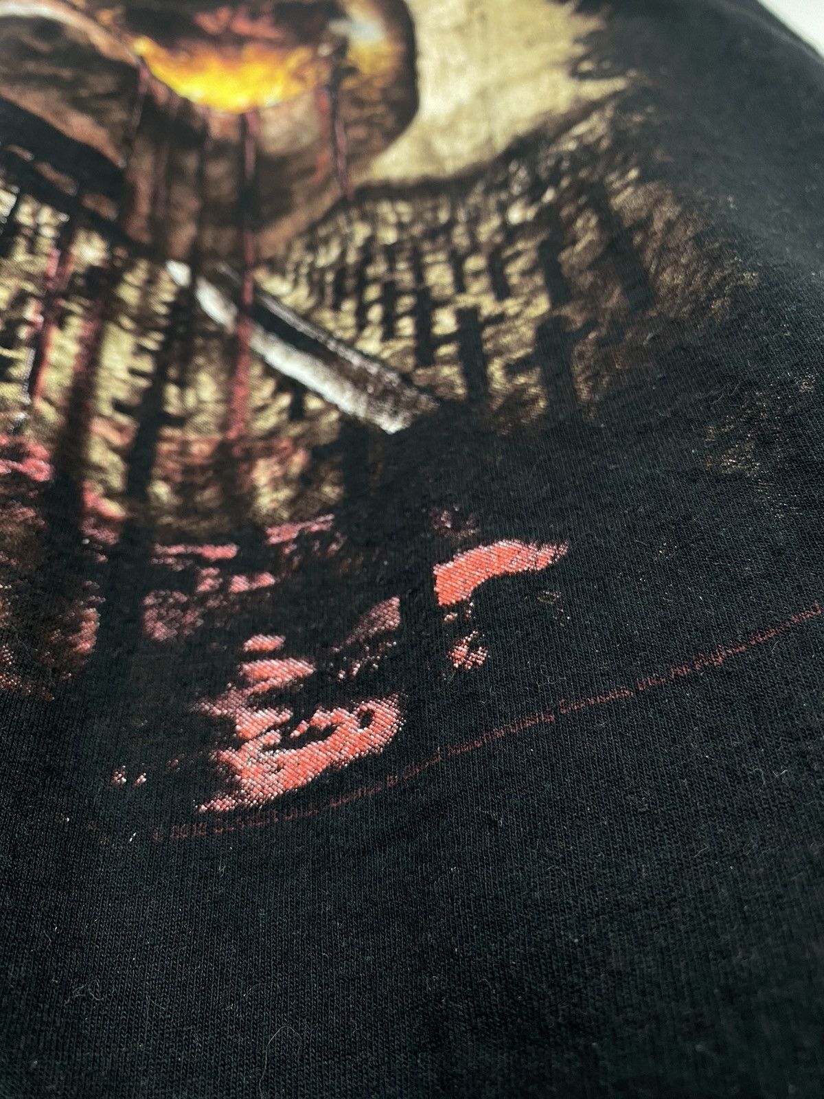 Band Tees × Slayer × Vintage SLAYER World Domination 2013 Skull y2k opium tee t-shirt Size US L / EU 52-54 / 3 - 3 Thumbnail