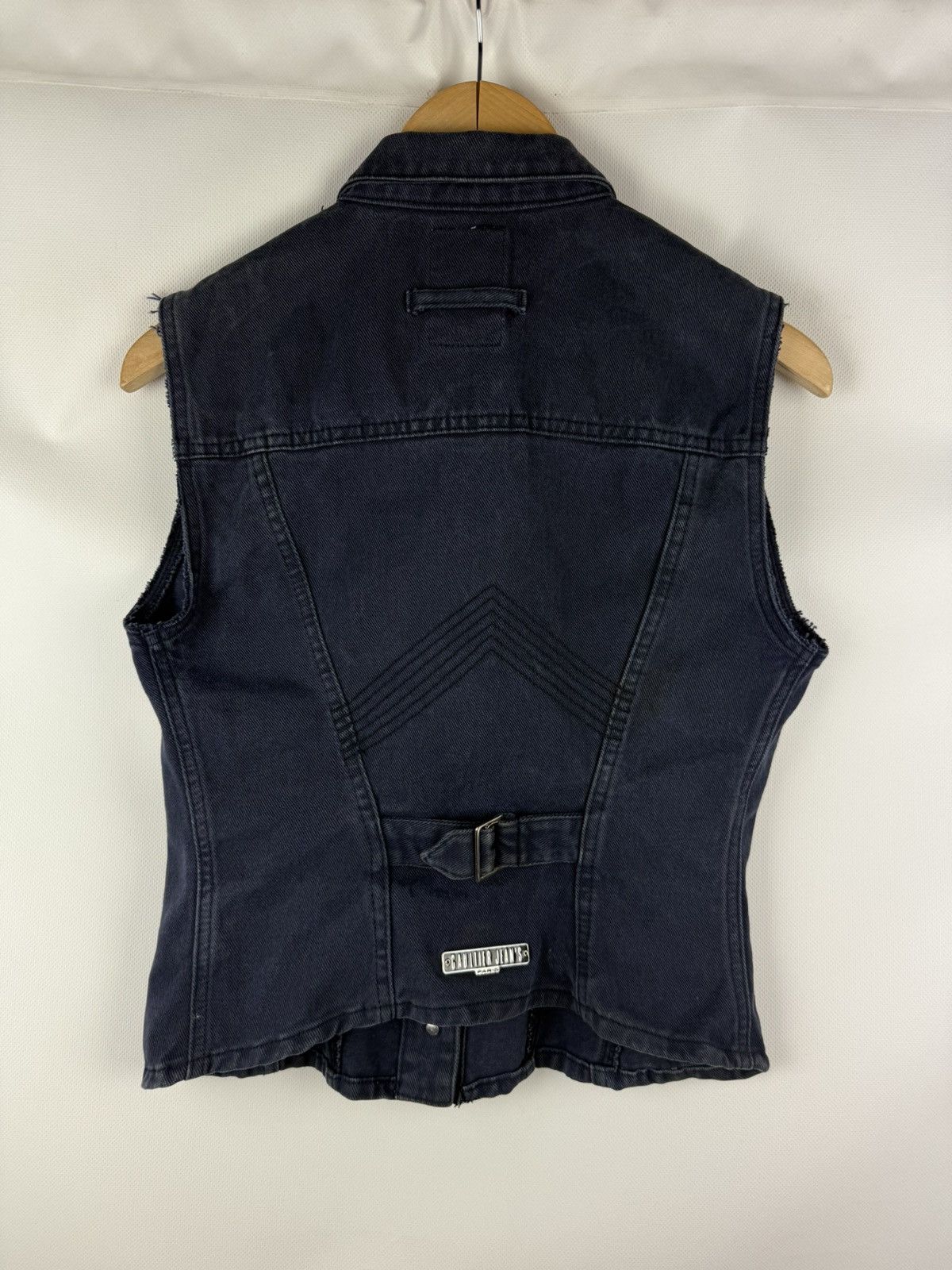 Jean Paul Gaultier JPG Jean Paul Gaultier 22 Drill Vintage 90s Vest Waistcoat Size M / US 6-8 / IT 42-44 - 12 Thumbnail