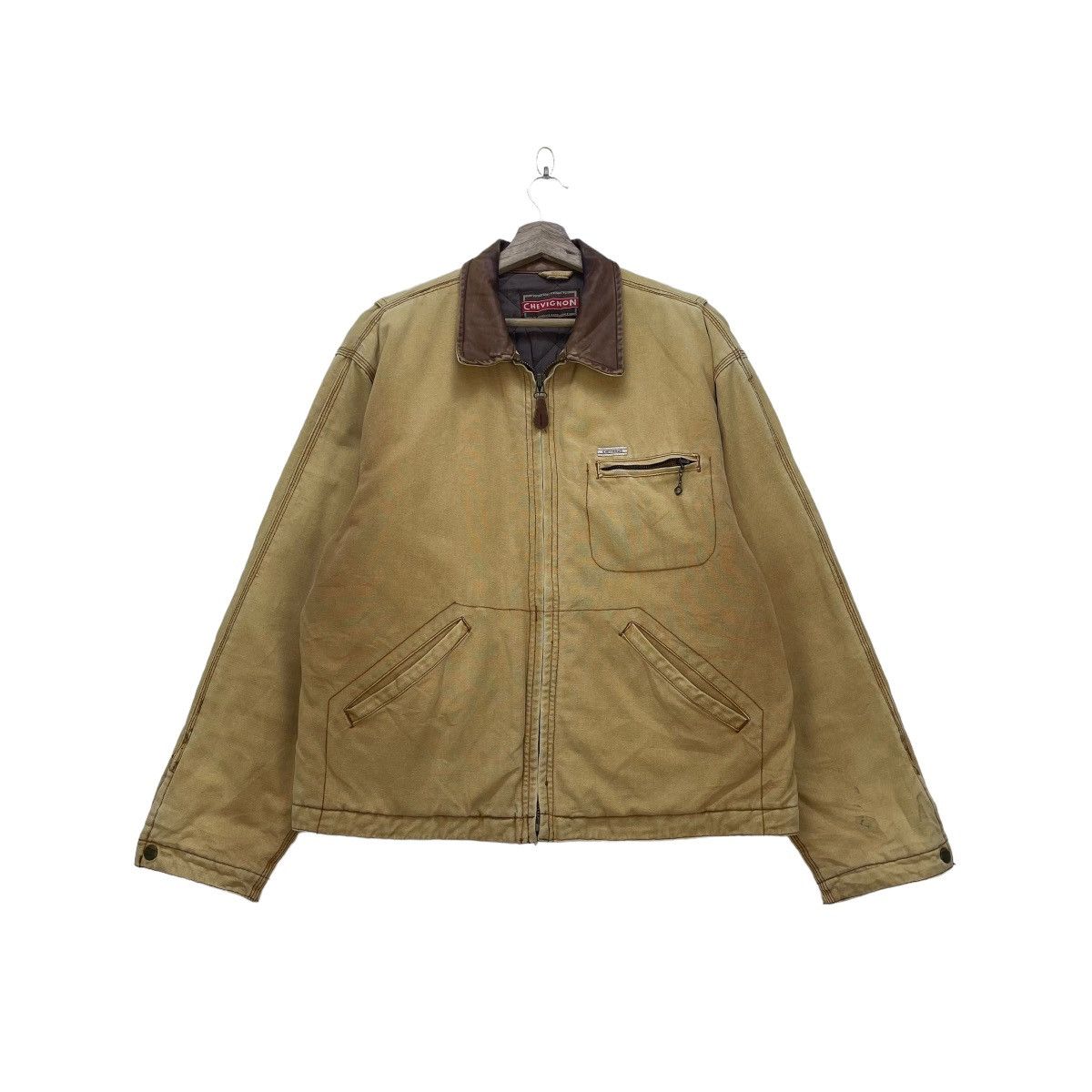 Carhartt 🔥Vintage Chevignon Detroit Duck Canvas Jacket Size US M / EU 48-50 / 2 - 1 Thumbnail