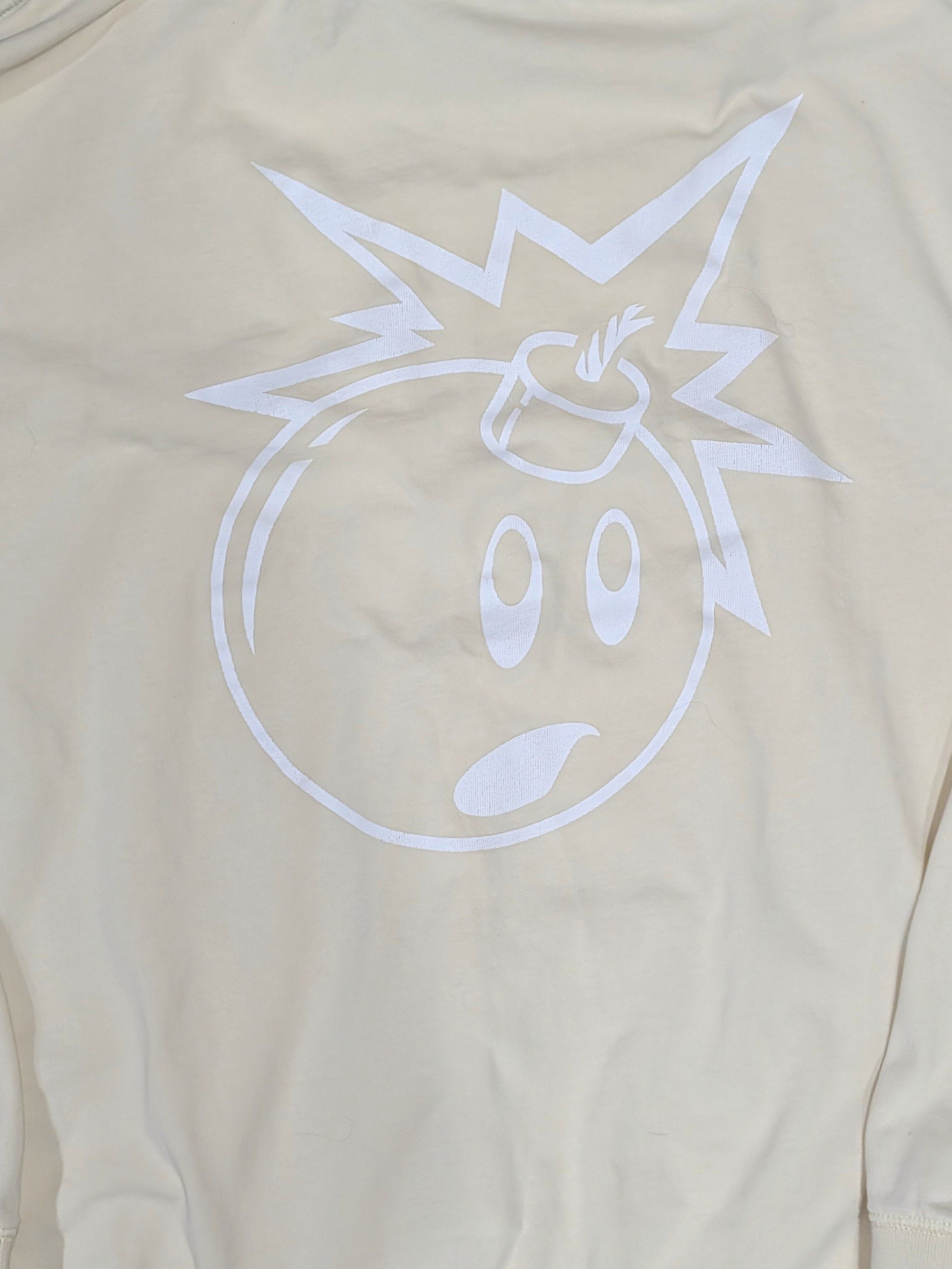 The Hundreds The Hundreds Adam Bomb cream zip up hoodie - SIZE L Size US L / EU 52-54 / 3 - 2 Thumbnail