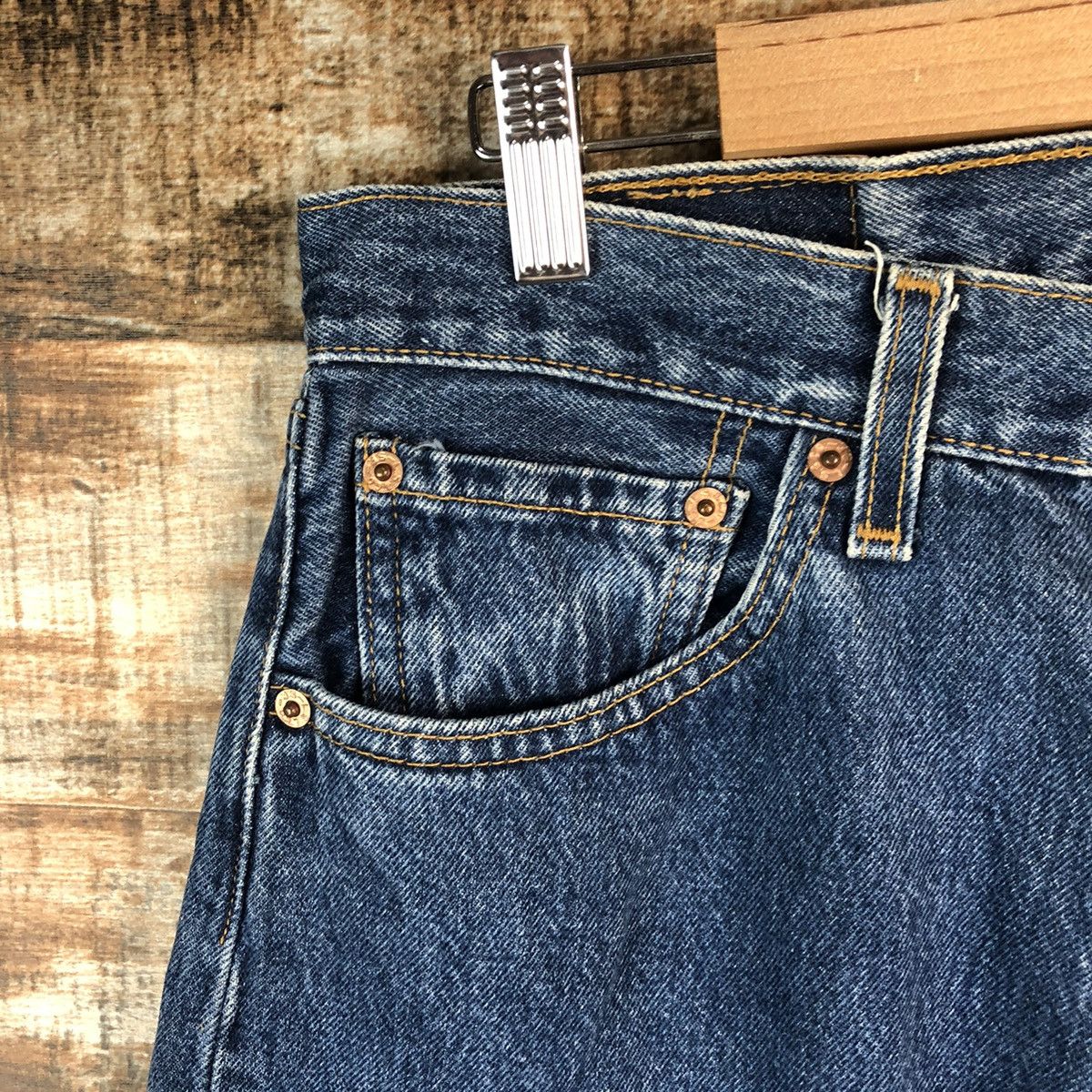 Levi's Levis 501 Blue Denim jeans Pants #A2601 Size 31" - 7 Thumbnail