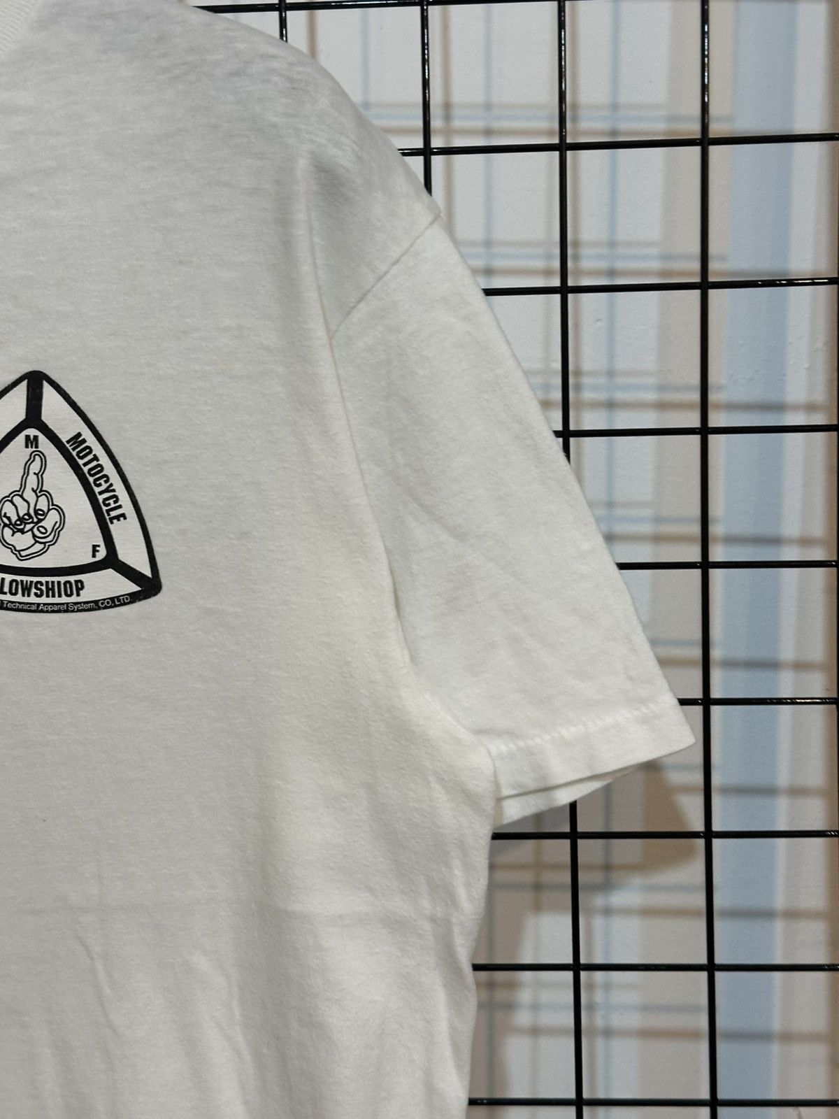 Neighborhood Neighbors Motorcycle Fellowship white t-shirt . Size US M / EU 48-50 / 2 - 8 Thumbnail