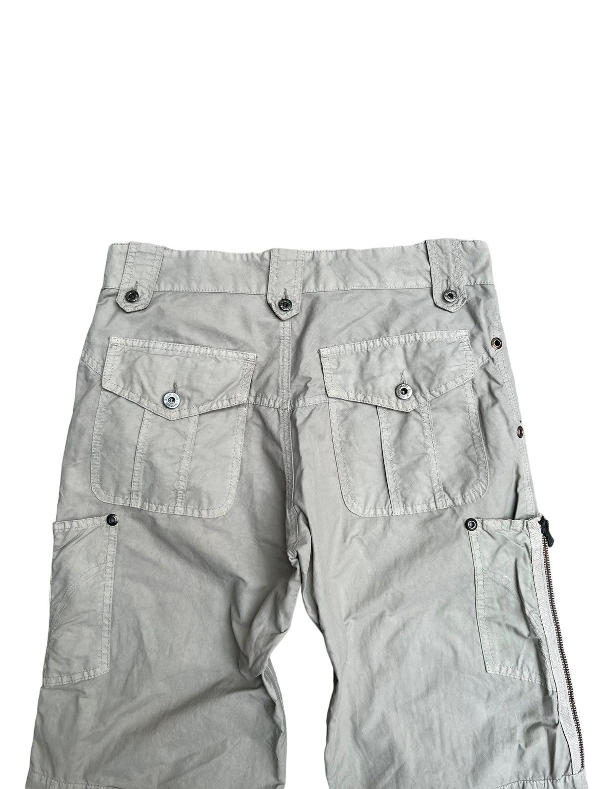 Dolce & Gabbana S/S 2004 Dolce & Gabbana Utility Cargo Flared Pants Size US 31 - 9 Thumbnail