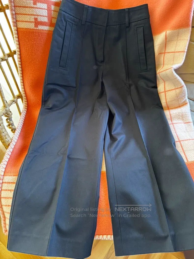 Hermes Hermes Black Straight Pants, Suit or Casual Pants, Versati Size 42" / US 20 - 1 Thumbnail