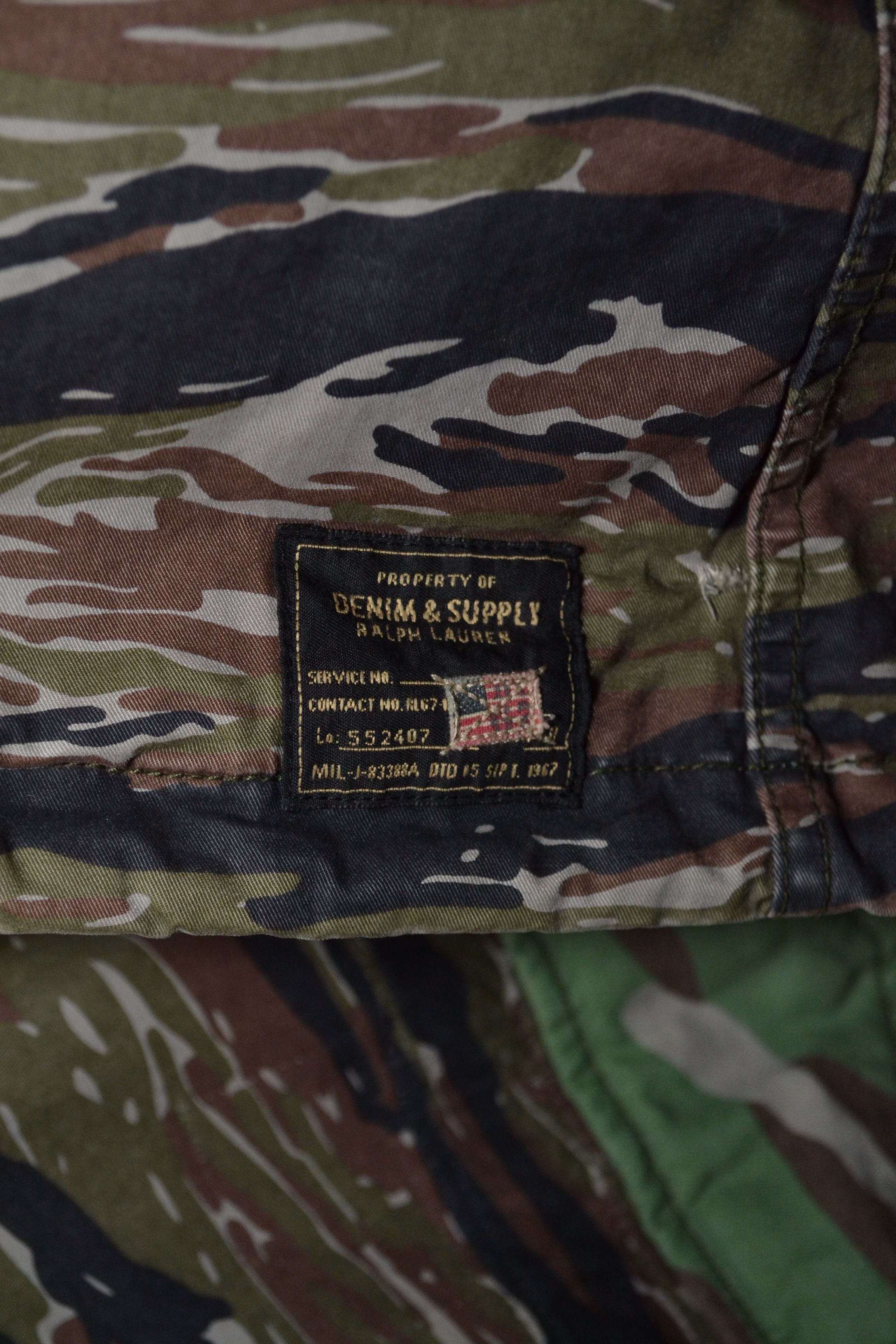 Denim & Supply Ralph Lauren × Ralph Lauren Ralph Lauren Denim and Supply Patchwork M65 Field Jacket RRL Size US M / EU 48-50 / 2 - 17 Thumbnail