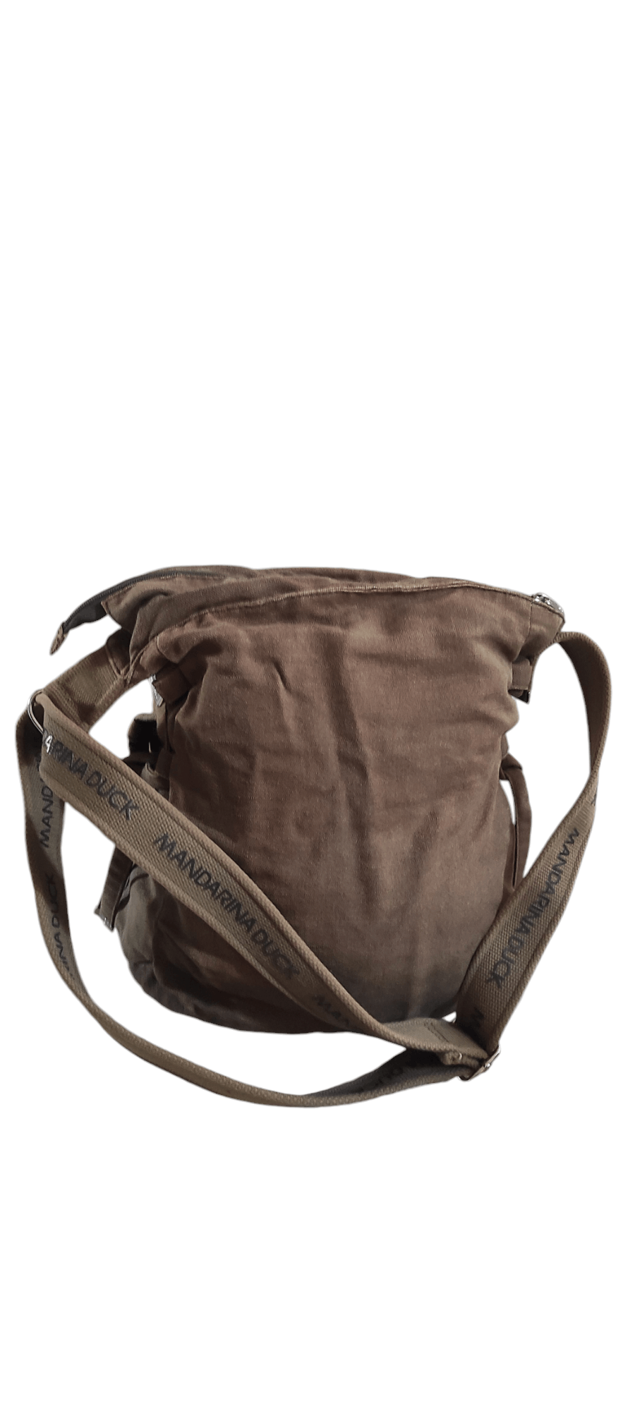 Mandarina Duck × Vintage Mandarina Duck Olivre Green Army Textured Crossbody Bag Size ONE SIZE - 1 Thumbnail
