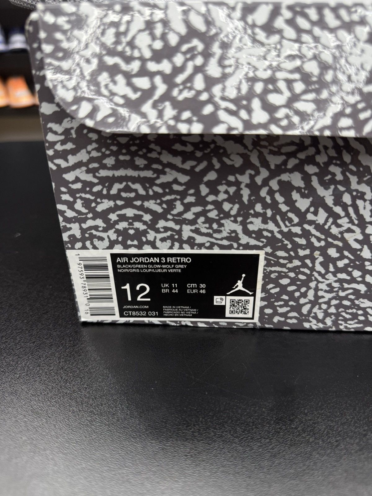 Jordan Brand Jordan 3 Green Glow Size (12) Brand New Size US 12 / EU 45 - 15 Thumbnail