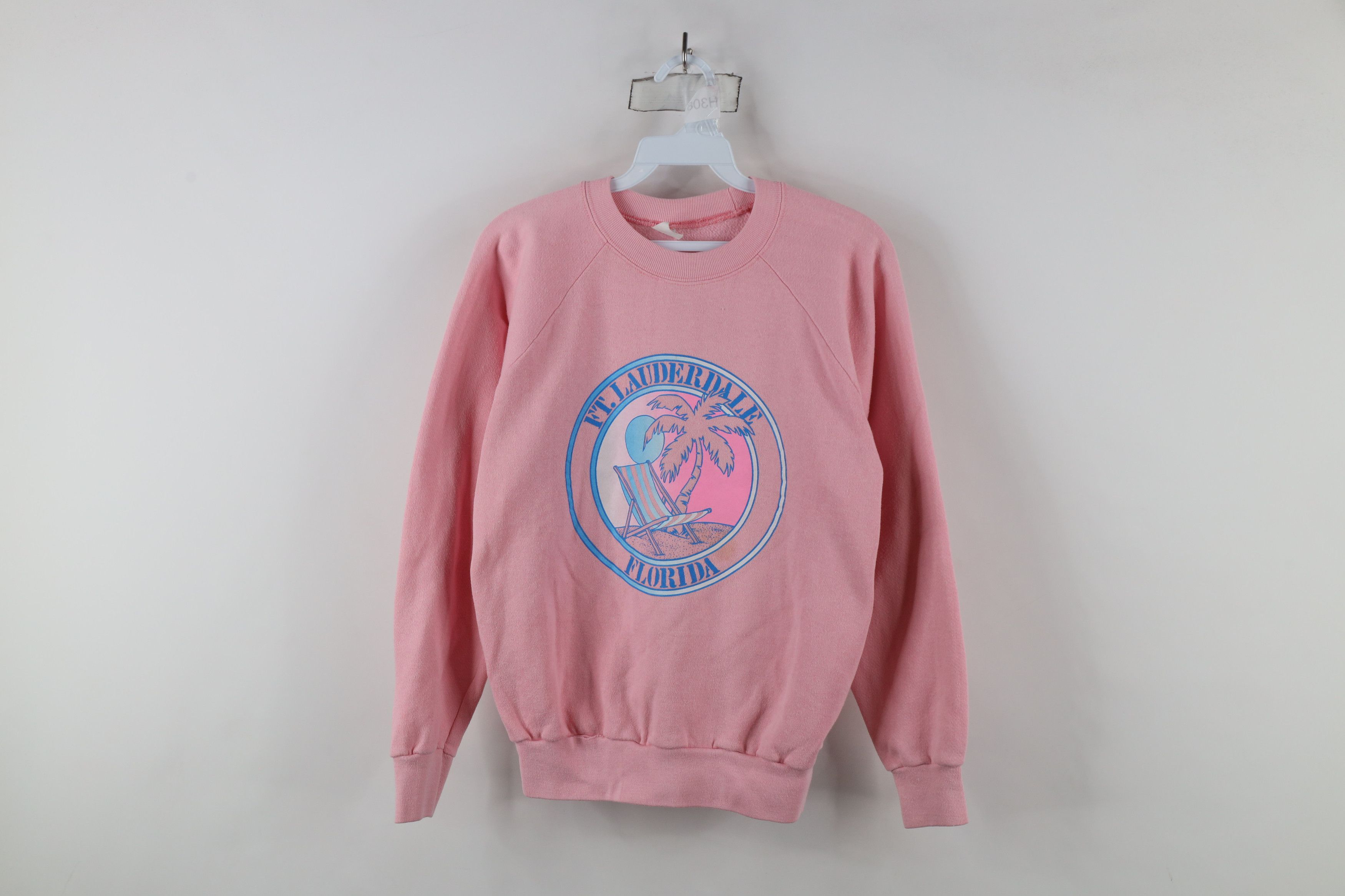 Vintage Vintage 70s Streetwear Ft Lauderdale Florida Sweatshirt USA Size L / US 10 / IT 46 - 1 Thumbnail