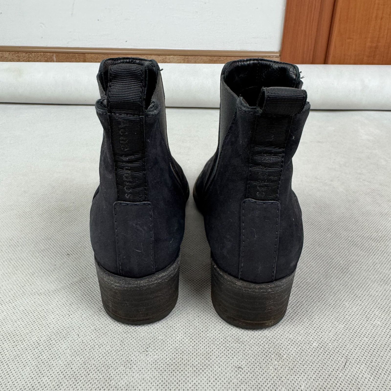 Acne Studios × Japanese Brand Acne Studios Jensen Womens Black Leather Pull On Ankle Boots Size US 4 / IT 34 - 11 Thumbnail