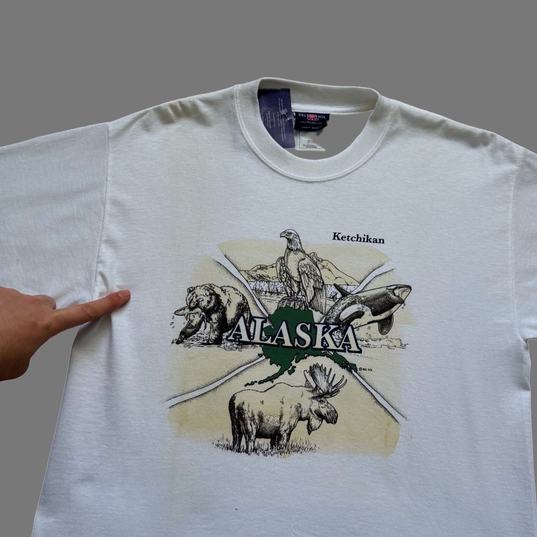 Other Ketchikan AK Del Sol Four Animals Graphic Tee White Size M Size US M / EU 48-50 / 2 - 2 Thumbnail