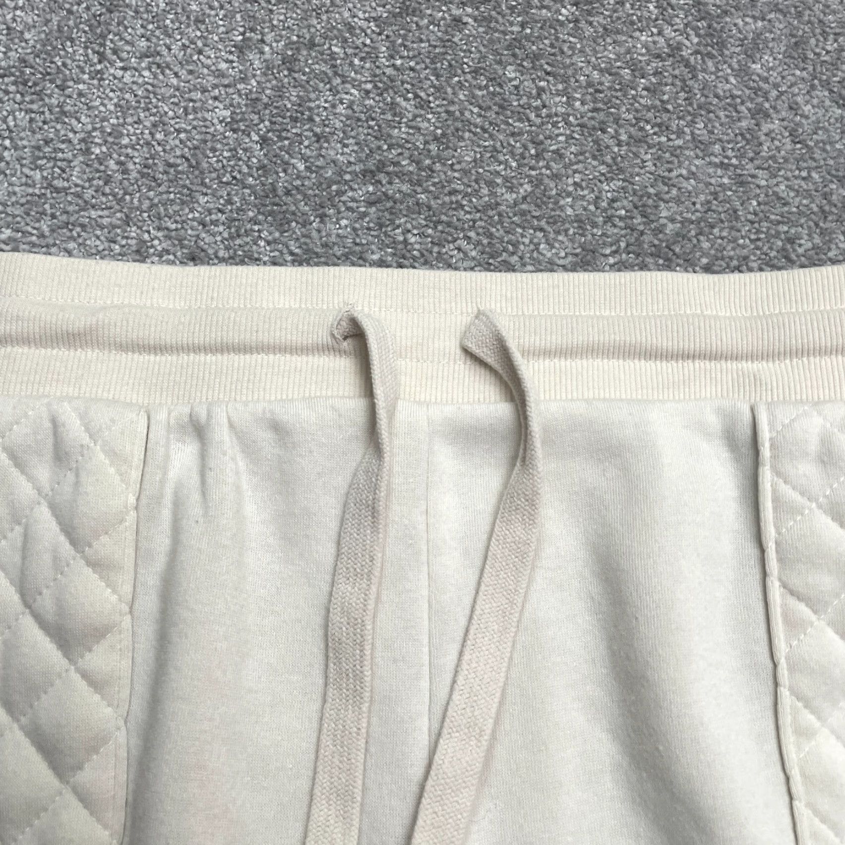 Disney Disney Mickey Mouse Jogger Sweatpants Mens XL Ivory Quilted Pockets Casual 37x30 Size US 36 / EU 52 - 3 Thumbnail