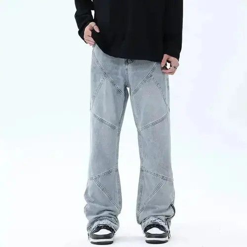 VIBE Embroidered Stack Blue JEans Size US 30 / EU 46 - 2 Thumbnail